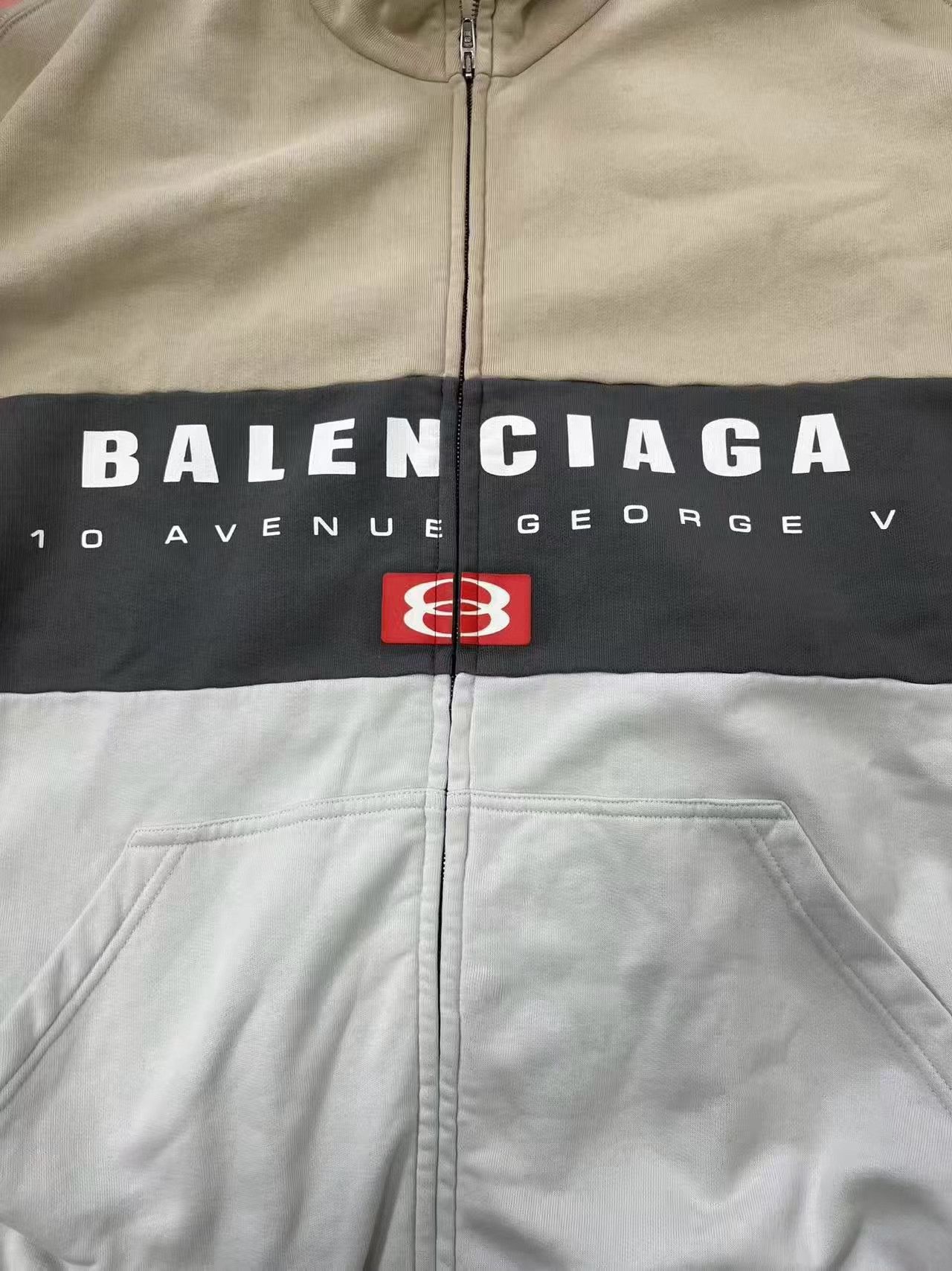 Balenciaga Balenciaga 25SS Color-Block Zip Jacket Size US L / EU 52-54 / 3 - 3 Thumbnail