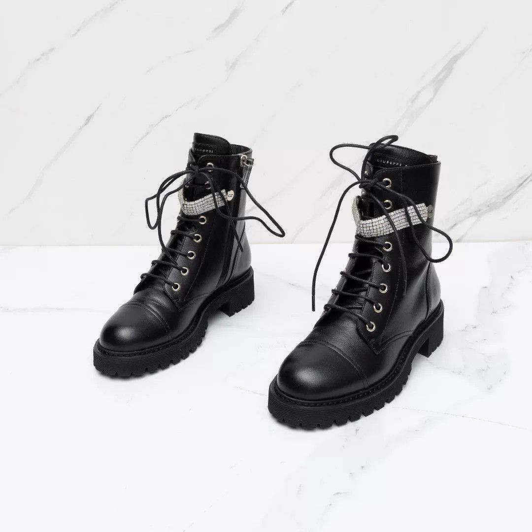 Giuseppe Zanotti Giuseppe Zanotti Women's Rhinestone Martin Boots Size US 5 / IT 35 - 4 Thumbnail