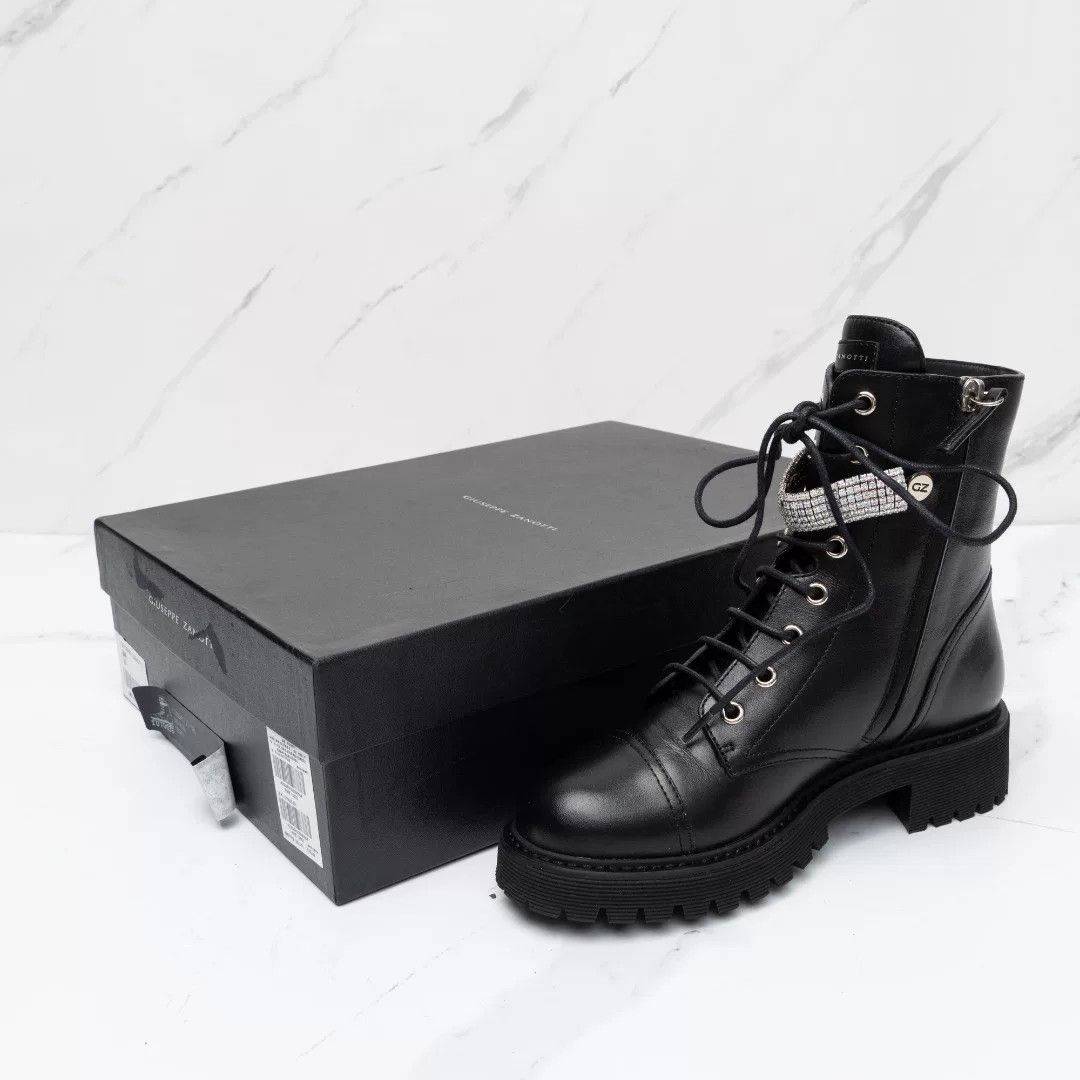Giuseppe Zanotti Giuseppe Zanotti Women's Rhinestone Martin Boots Size US 5 / IT 35 - 8 Thumbnail