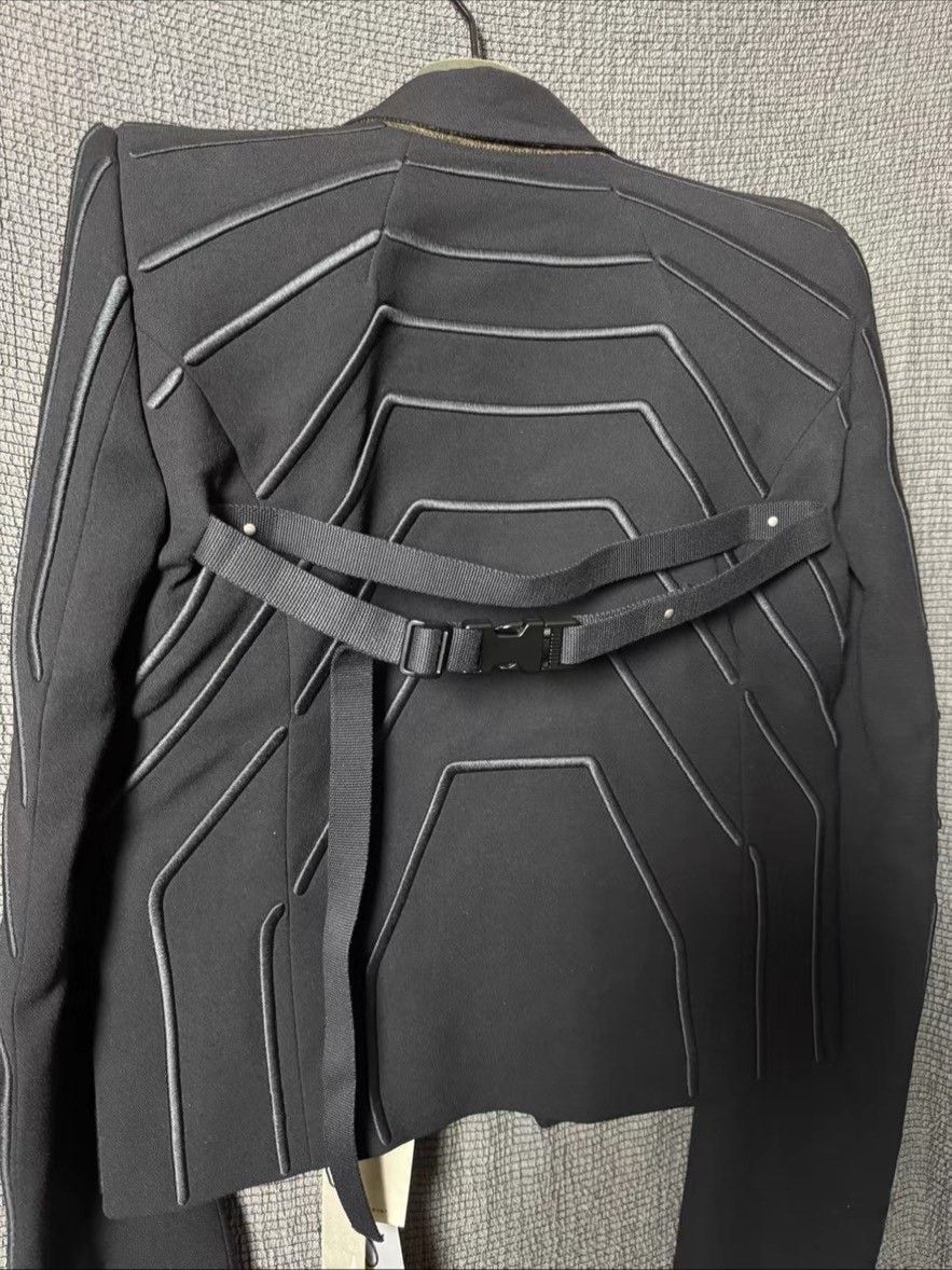 Rick Owens Rick Owens Padded Shoulder Short Blazer Size S / US 4 / IT 40 - 4 Thumbnail