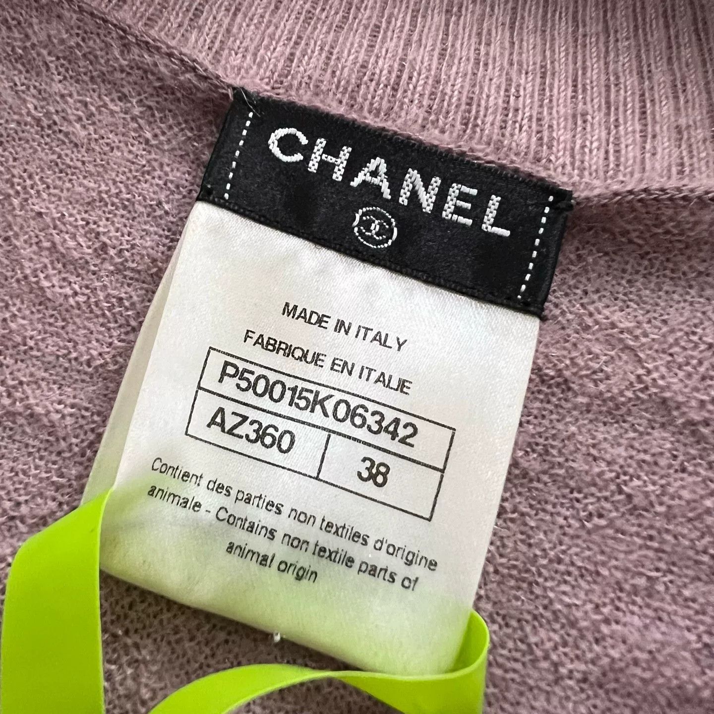 Chanel CHANEL Pink Pearl Embroidery Sweater Size S / US 4 / IT 40 - 3 Thumbnail