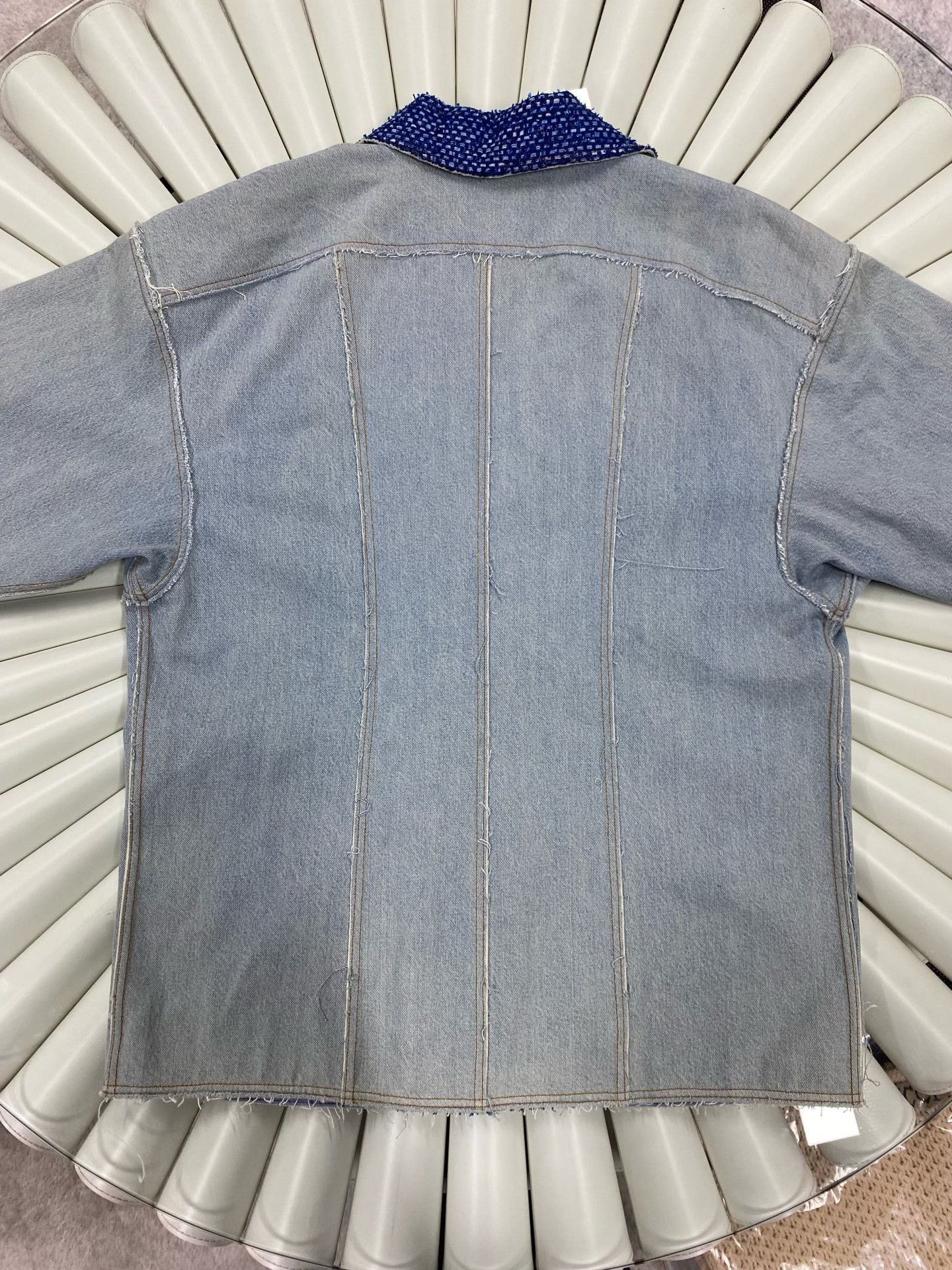 Chanel Chanel 20P Oversized Denim Jacket Size US XXS / EU 40 - 5 Thumbnail