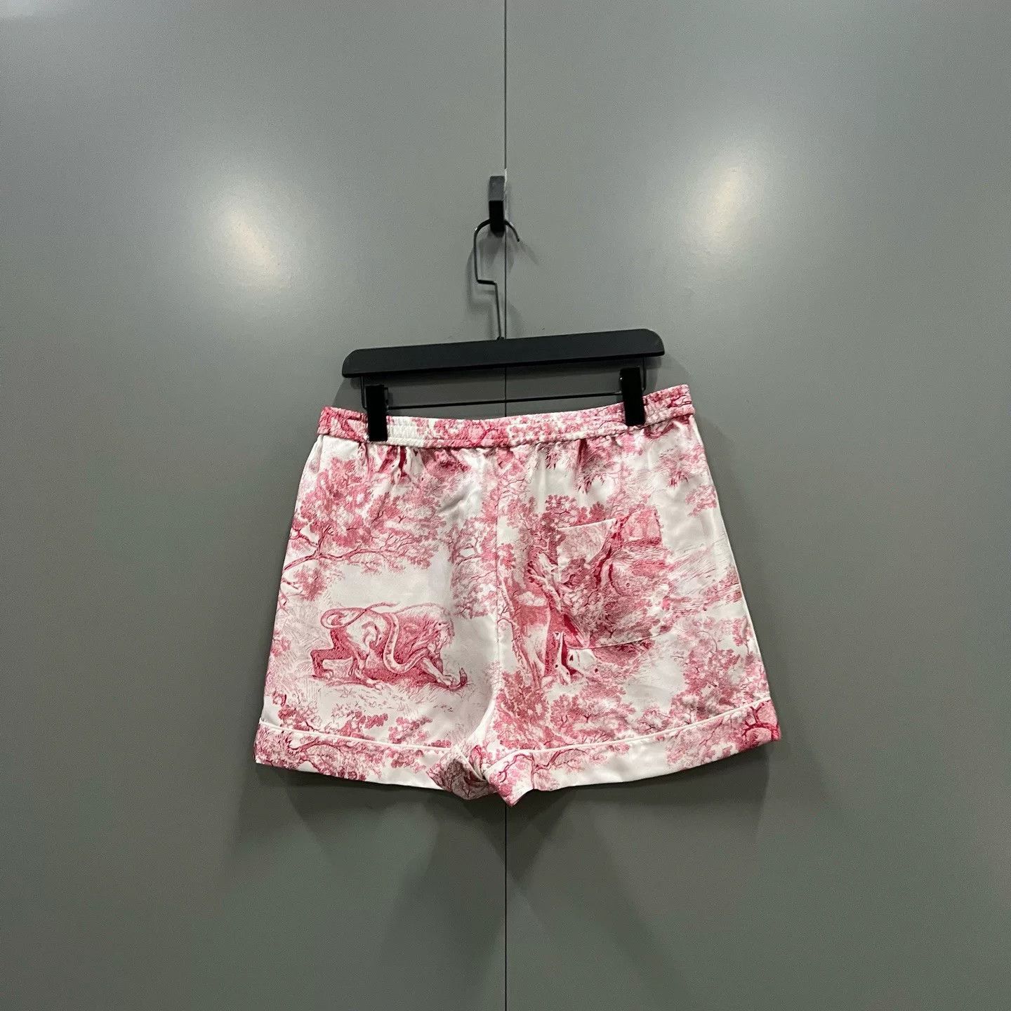 Dior Dior Silk Animal Print Shorts Size 38" / US 16 / IT 52 - 2 Thumbnail