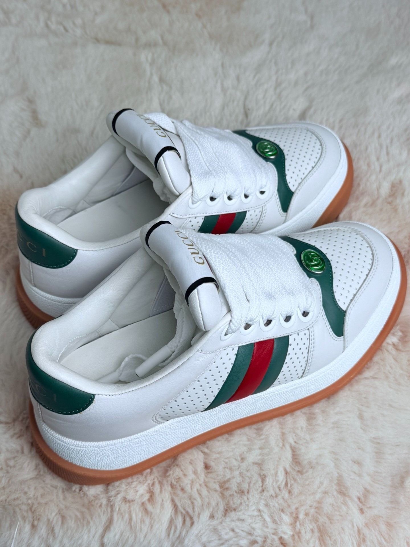 Gucci Gucci Green Lowtop Sneakers 5 Men Size US 5 / EU 37 - 3 Thumbnail