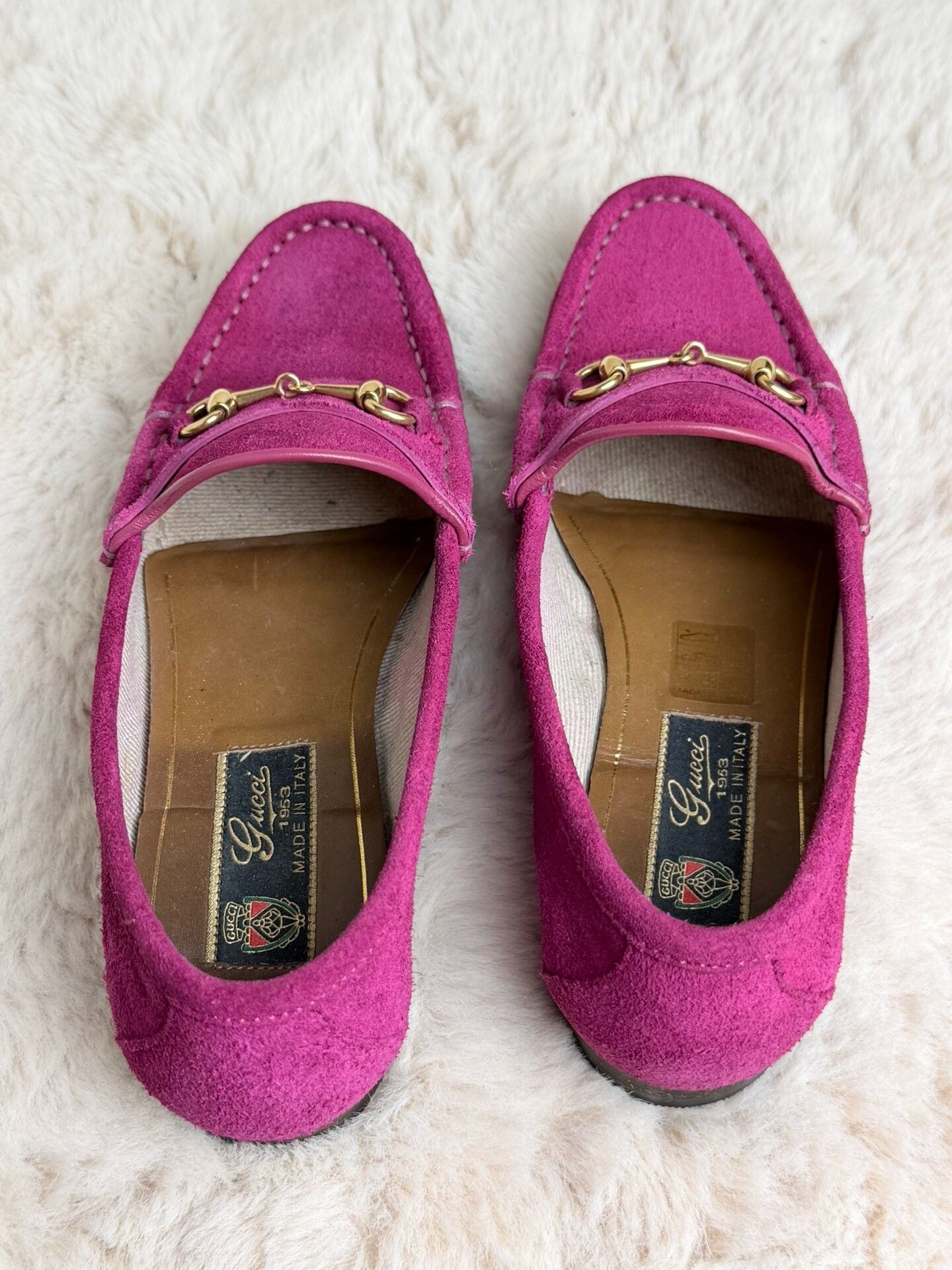 Gucci Gucci Suede Pink Lowtop Sneakers us_5 Women Size US 5 / IT 35 - 4 Thumbnail