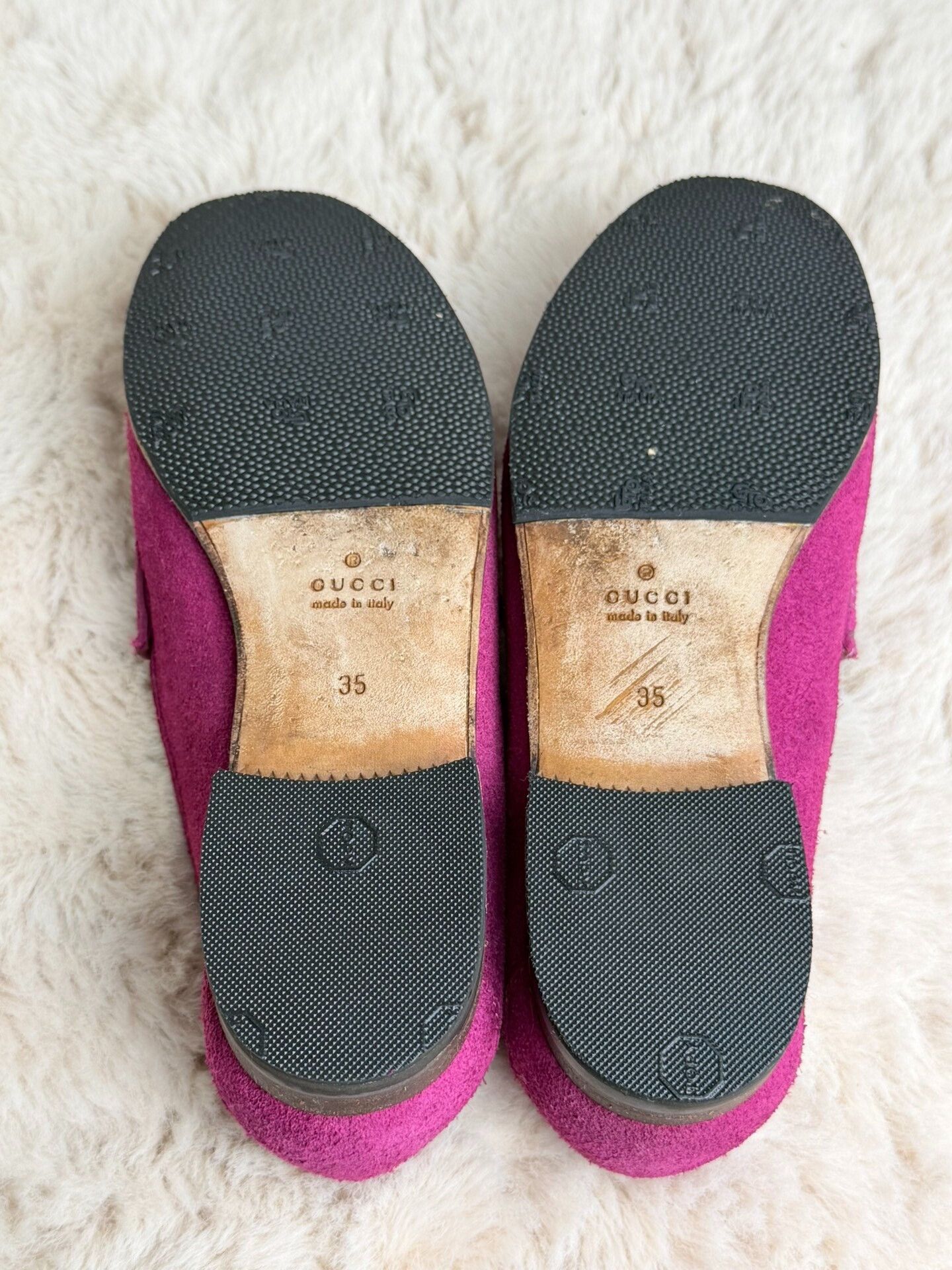 Gucci Gucci Suede Pink Lowtop Sneakers us_5 Women Size US 5 / IT 35 - 6 Thumbnail