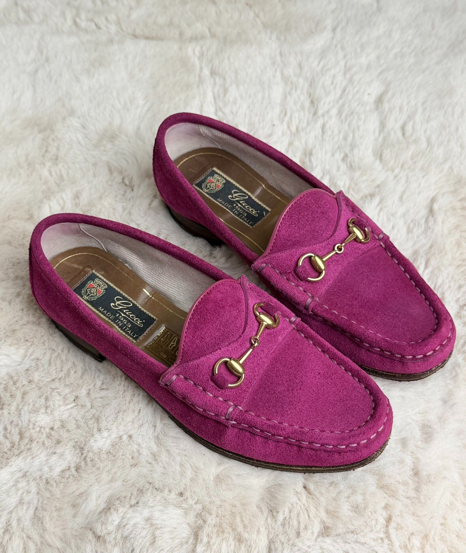 Gucci Gucci Suede Pink Lowtop Sneakers us_5 Women Size US 5 / IT 35 - 3 Thumbnail