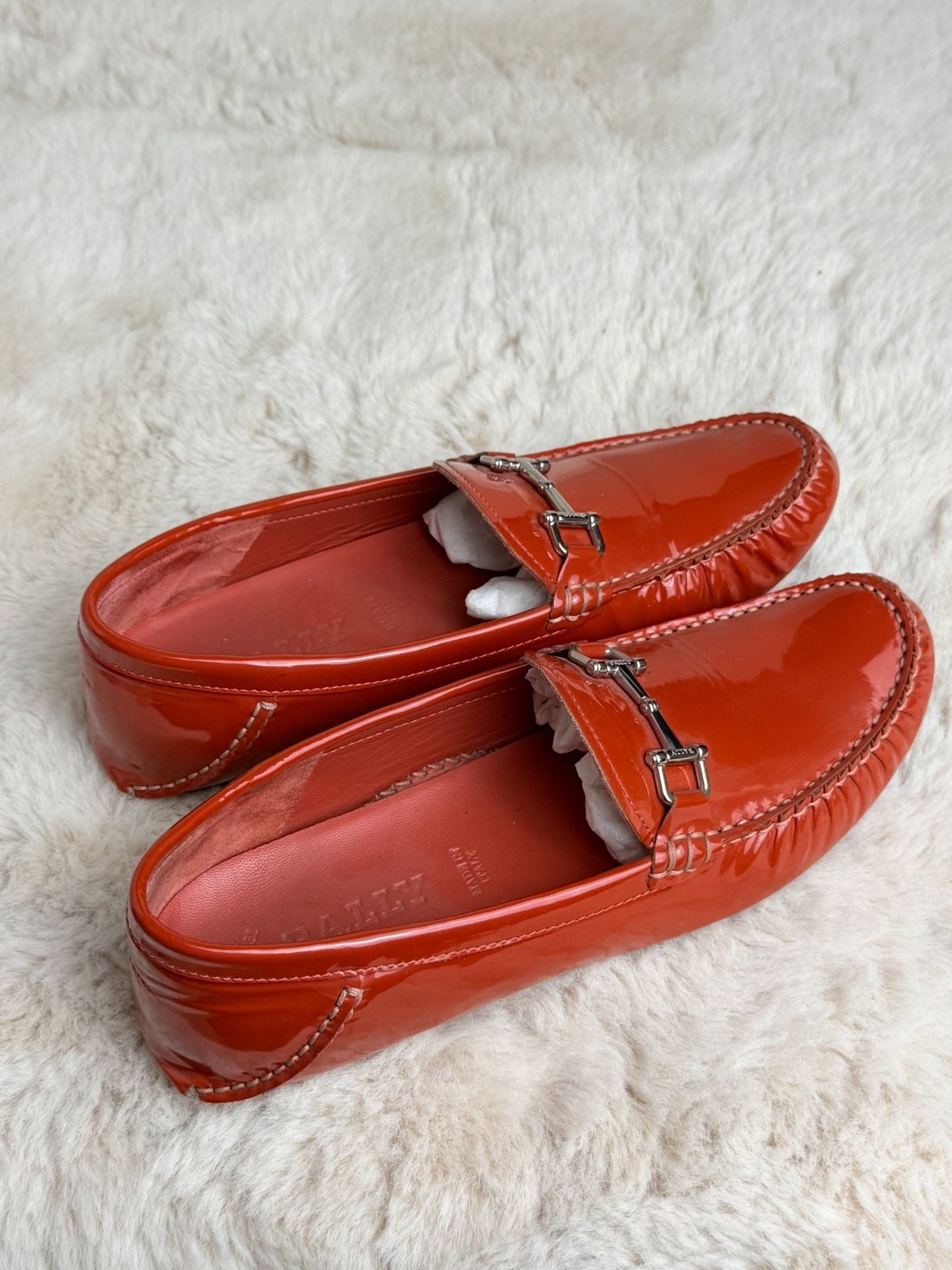 Bally Bally Patent Orange Lowtop Sneakers us_6-5 Women Size US 6.5 / IT 36.5 - 2 Thumbnail