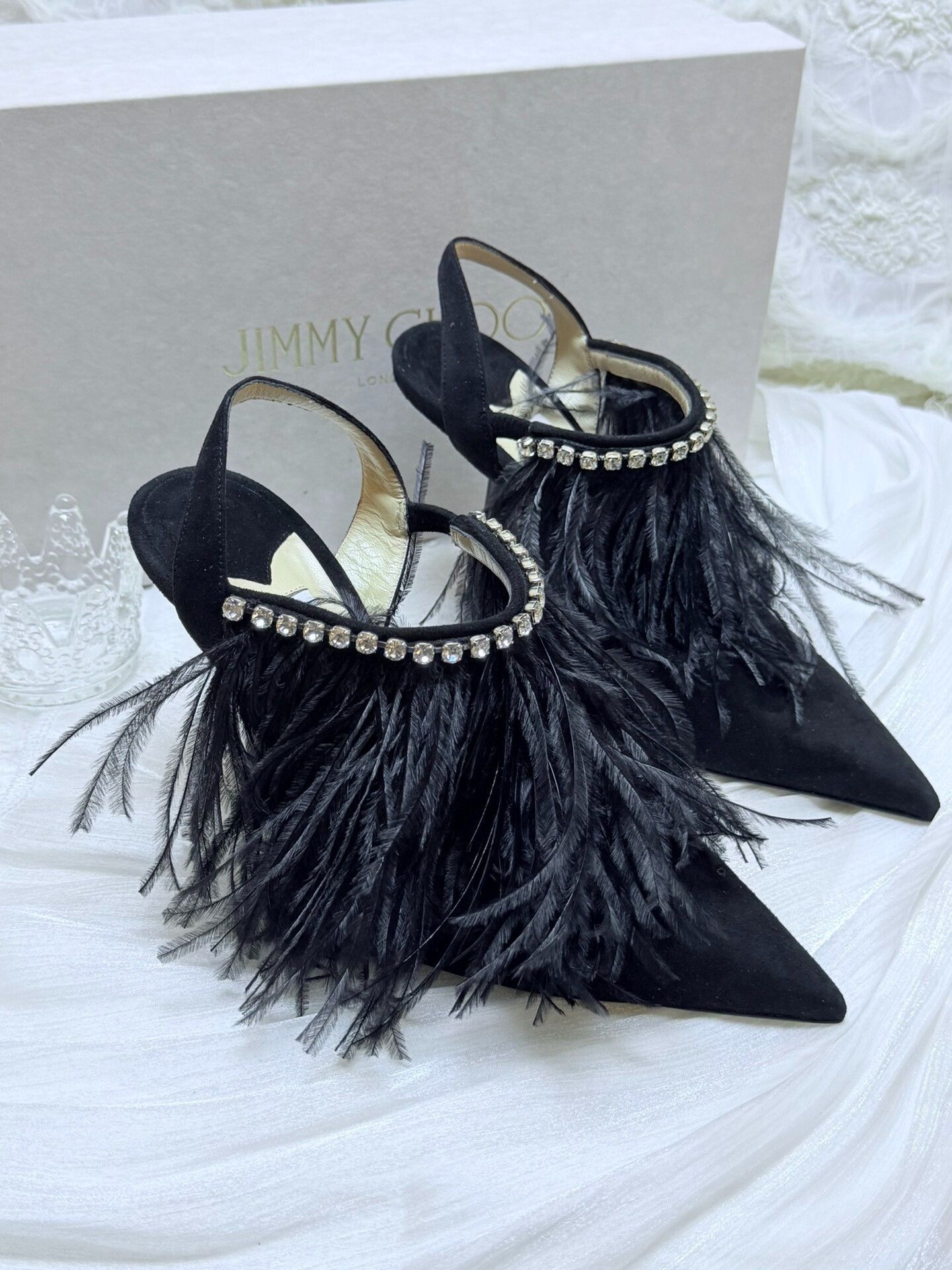 Jimmy Choo Jimmy Choo Limited Black Sandals us_5 Women Size US 5 / IT 35 - 3 Thumbnail