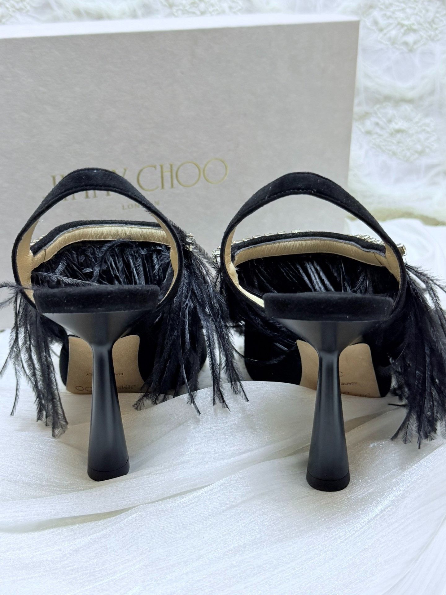 Jimmy Choo Jimmy Choo Limited Black Sandals us_5 Women Size US 5 / IT 35 - 4 Thumbnail