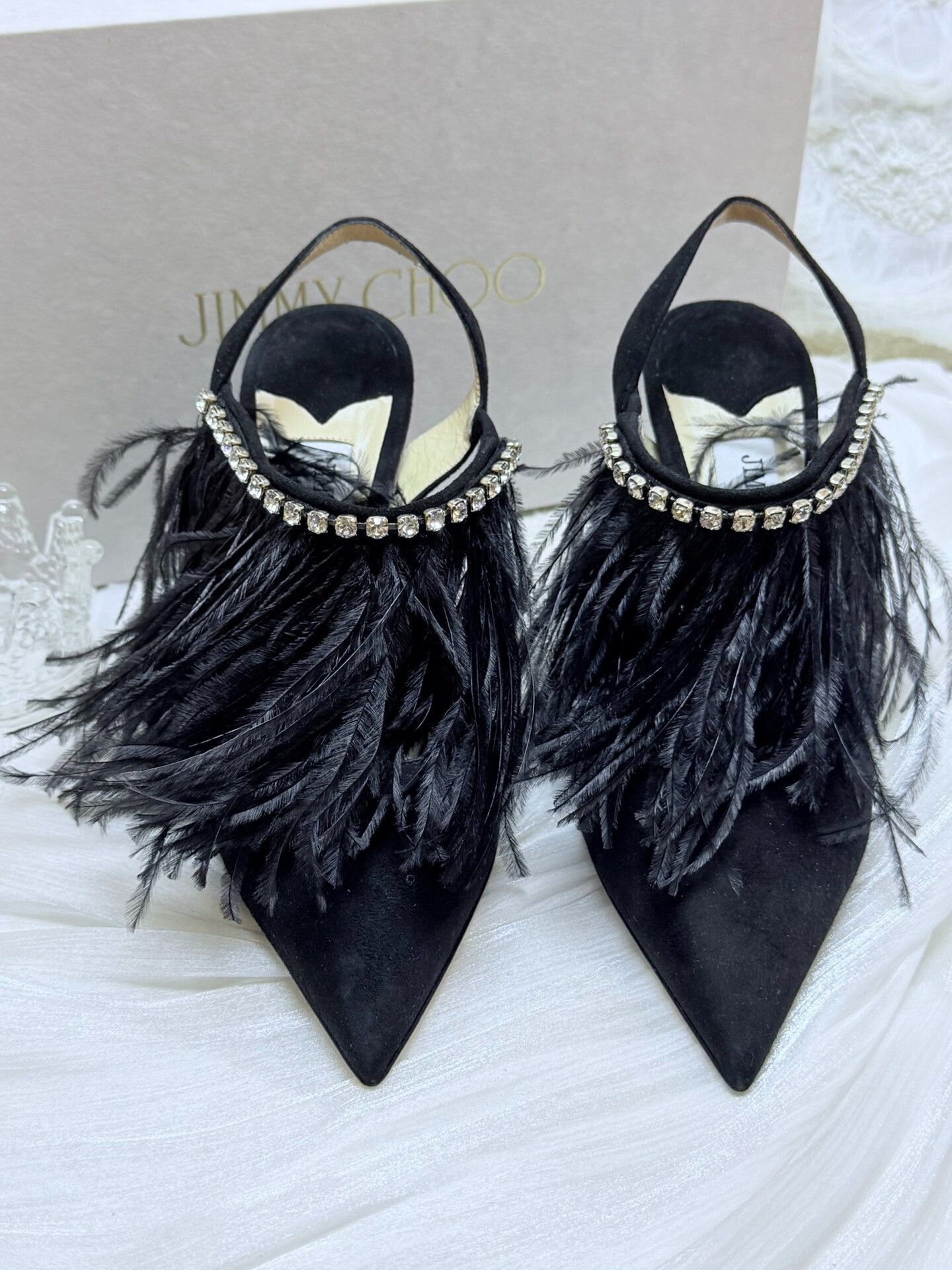 Jimmy Choo Jimmy Choo Limited Black Sandals us_5 Women Size US 5 / IT 35 - 2 Thumbnail