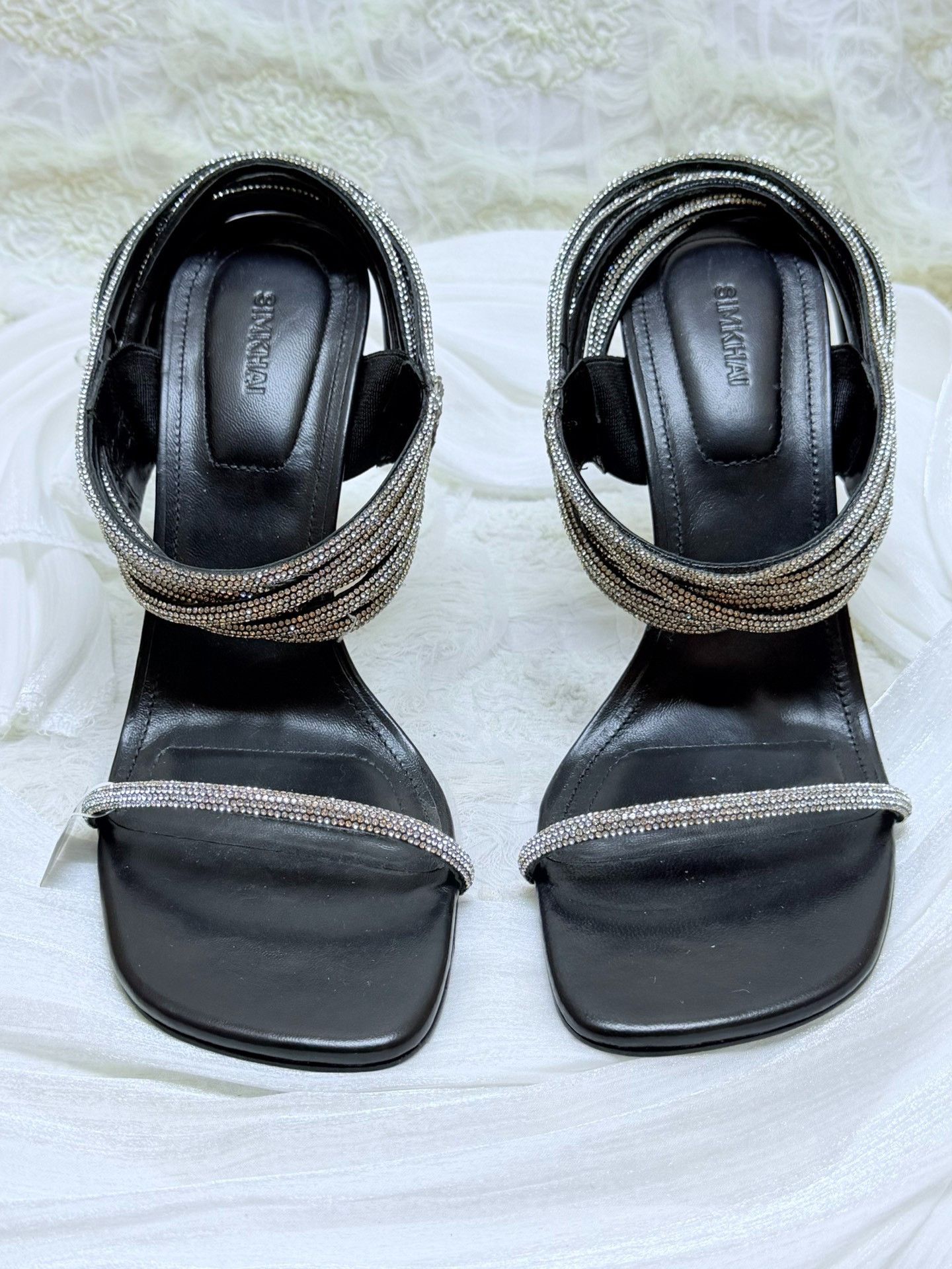 Jimmy Choo Jimmy Choo Black Sandals us_7 Women Size US 7 / IT 37 - 3 Thumbnail