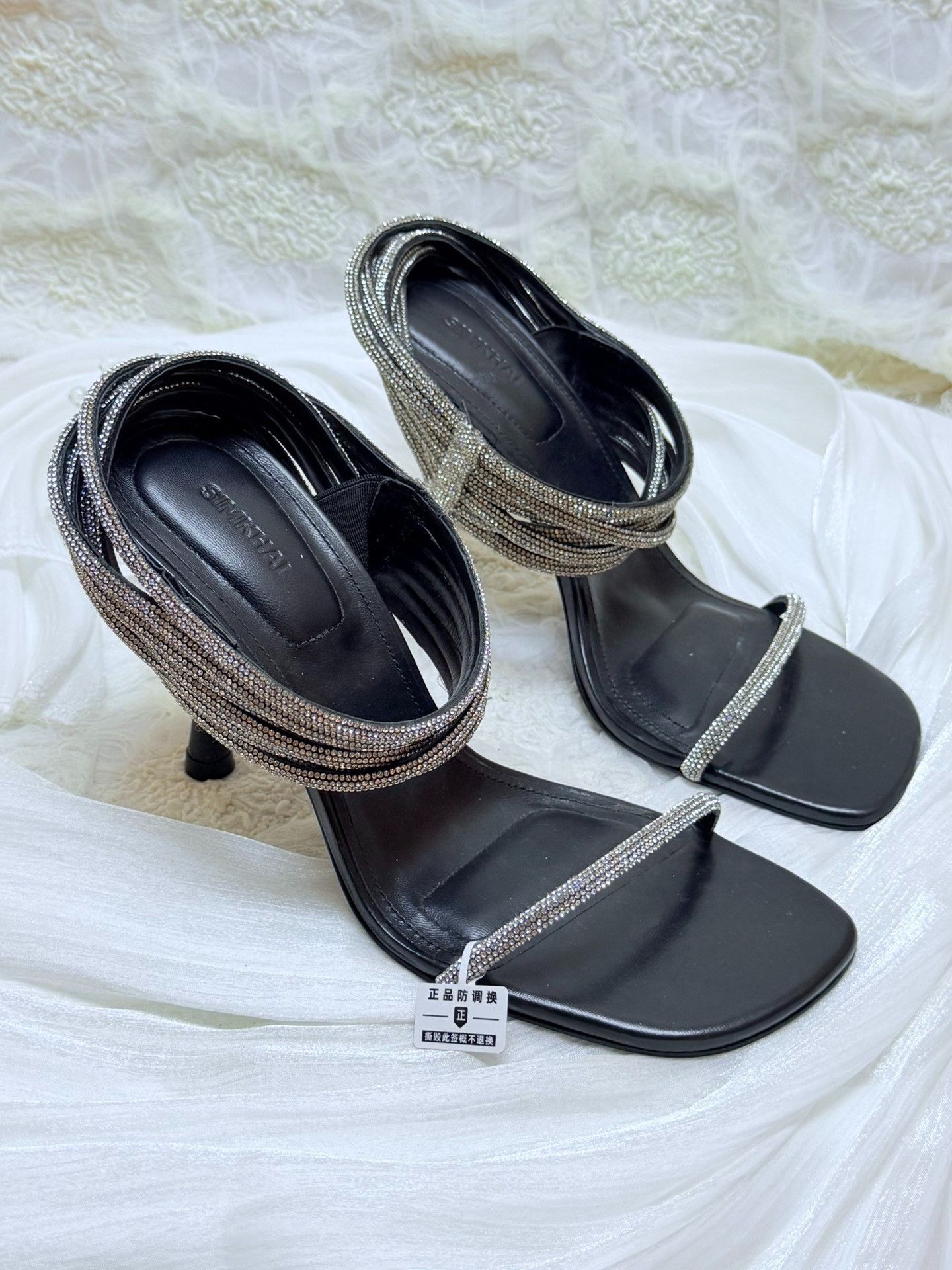 Jimmy Choo Jimmy Choo Black Sandals us_7 Women Size US 7 / IT 37 - 2 Thumbnail