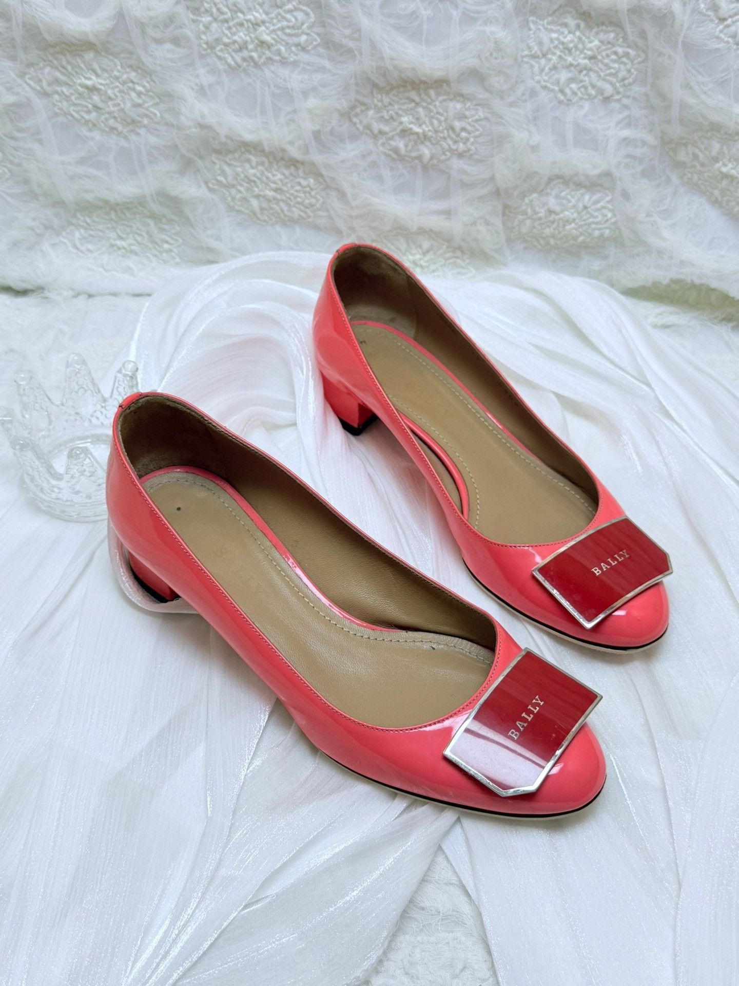 Bally Bally Leather Red Lowtop Sneakers us_5 Women Size US 5 / IT 35 - 3 Thumbnail
