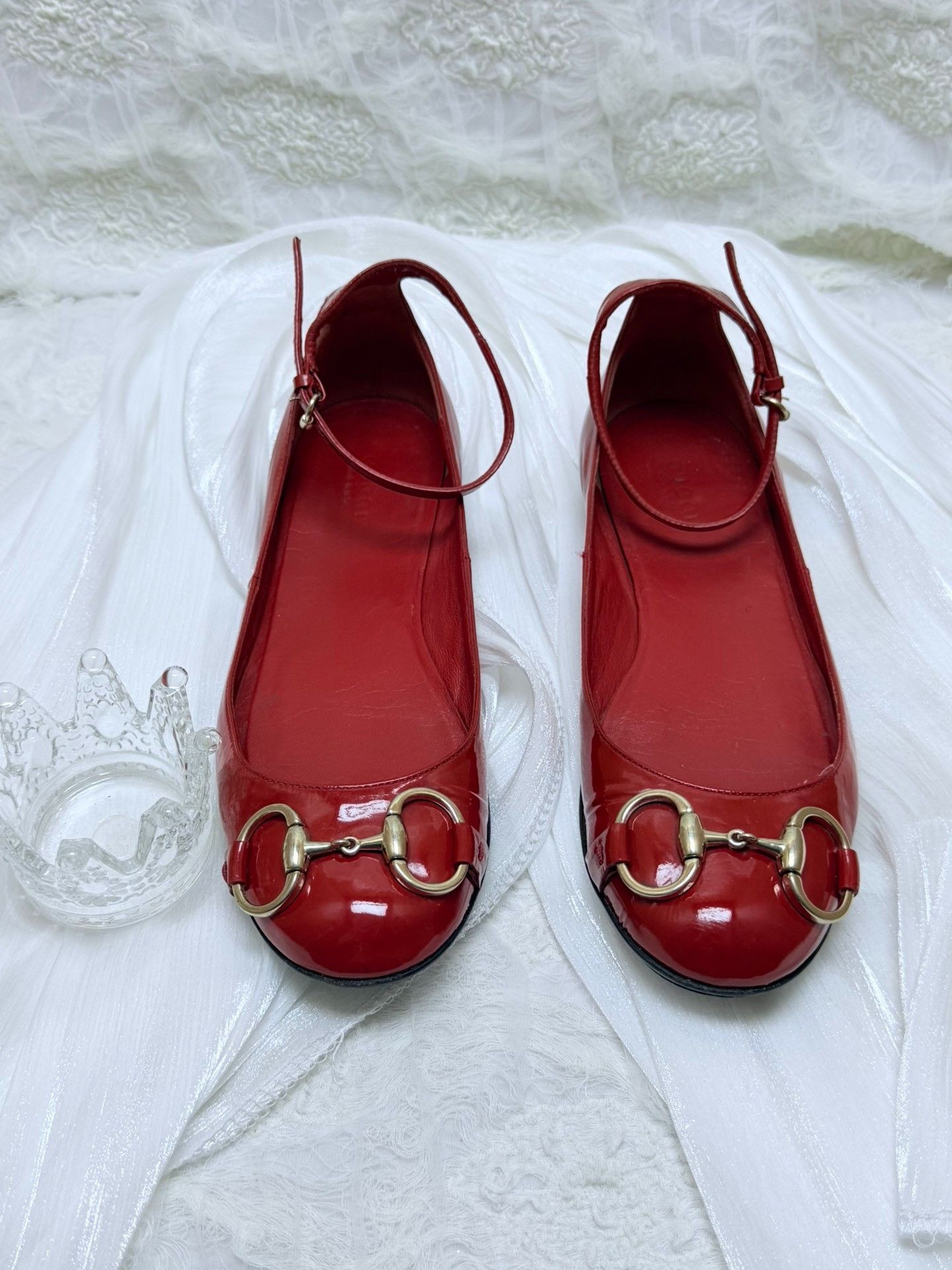 Gucci Gucci Patent Red Lowtop Sneakers us_6-5 Women Size US 6.5 / IT 36.5 - 3 Thumbnail