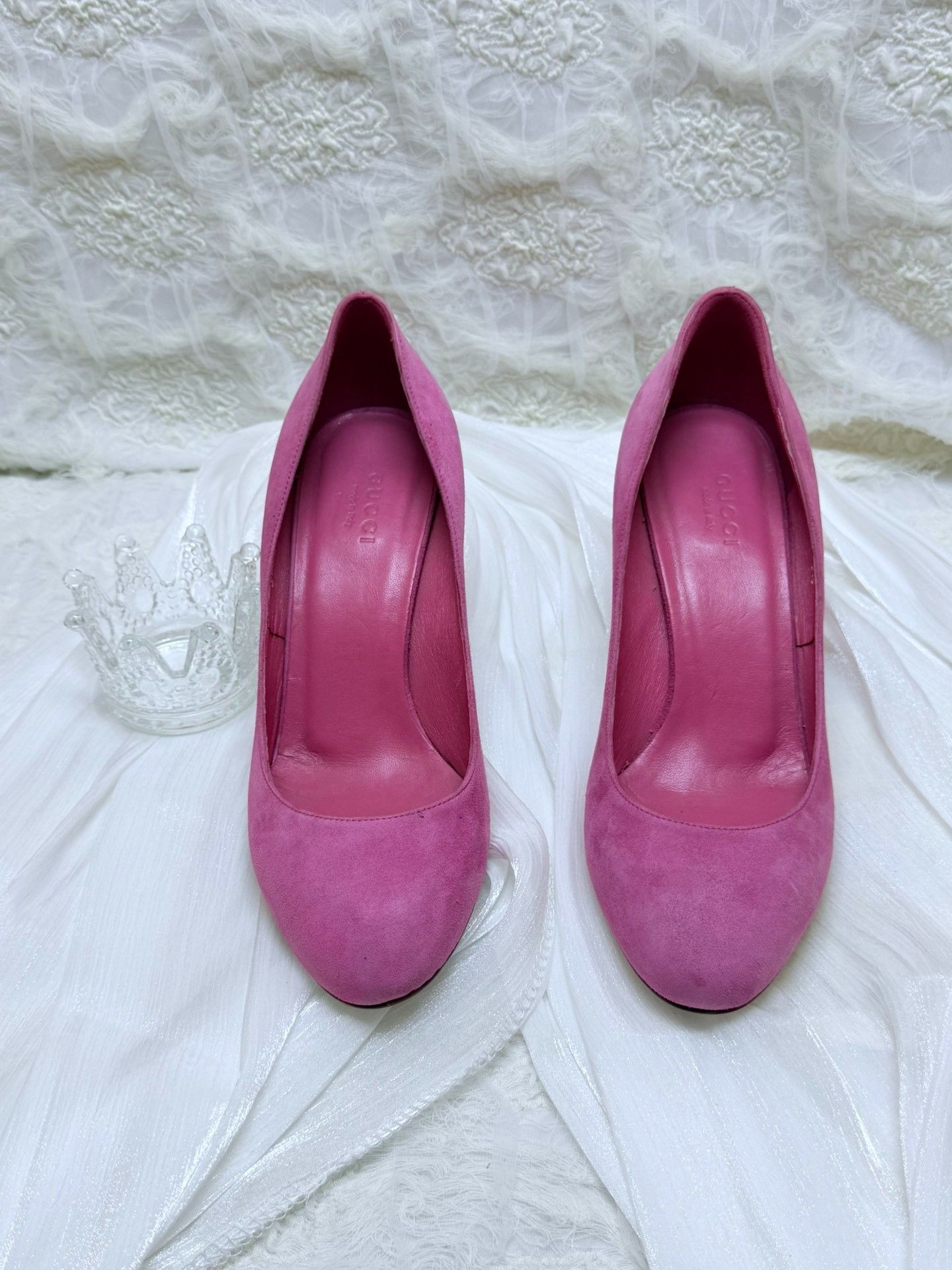 Gucci Gucci Retro Pink Lowtop Sneakers us_6-5 Women Size US 6.5 / IT 36.5 - 3 Thumbnail