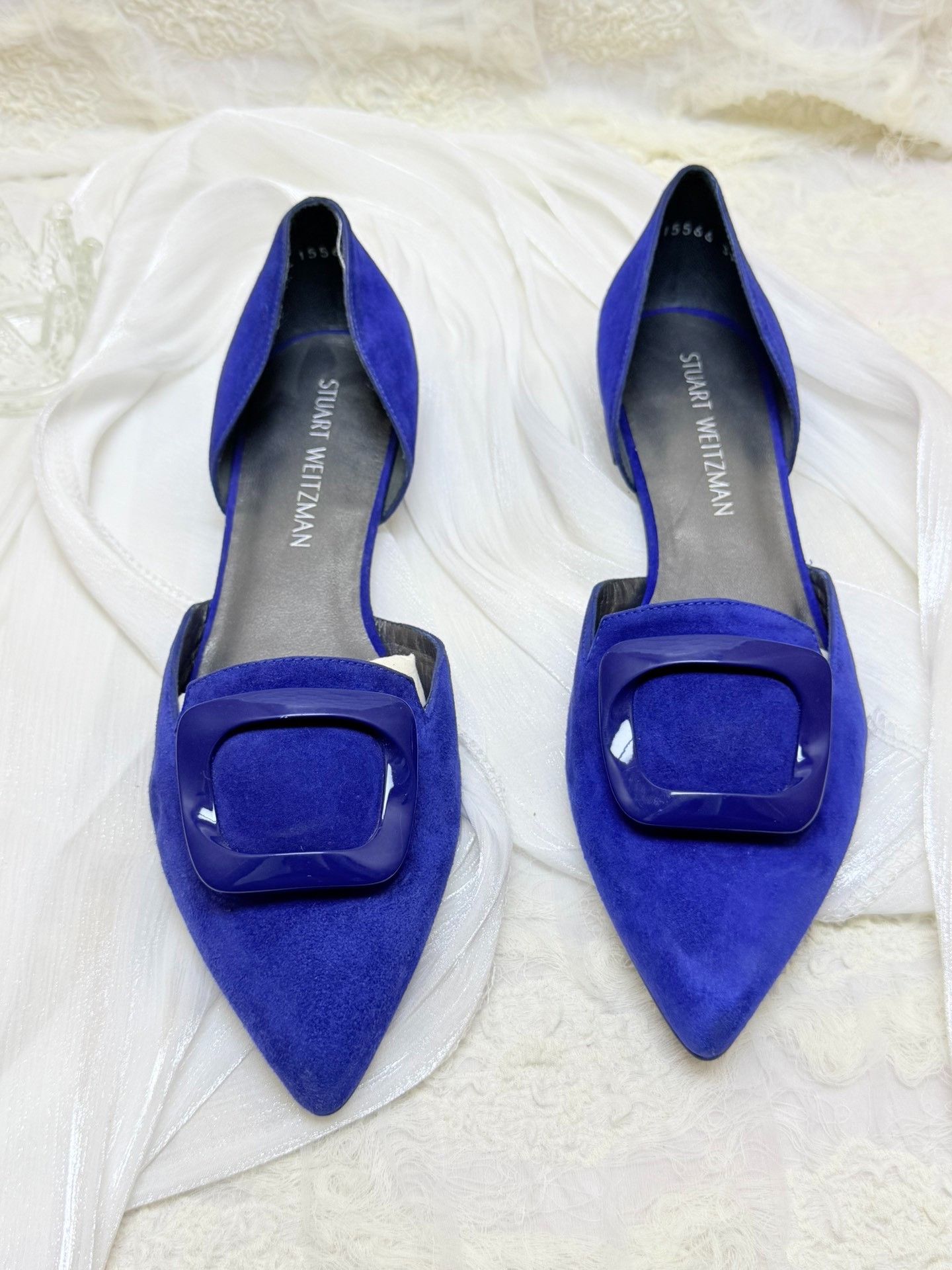 Stuart Weitzman Stuart Weitzman Suede Blue Lowtop Sneakers us_9 Women Size US 9 / IT 39 - 2 Thumbnail