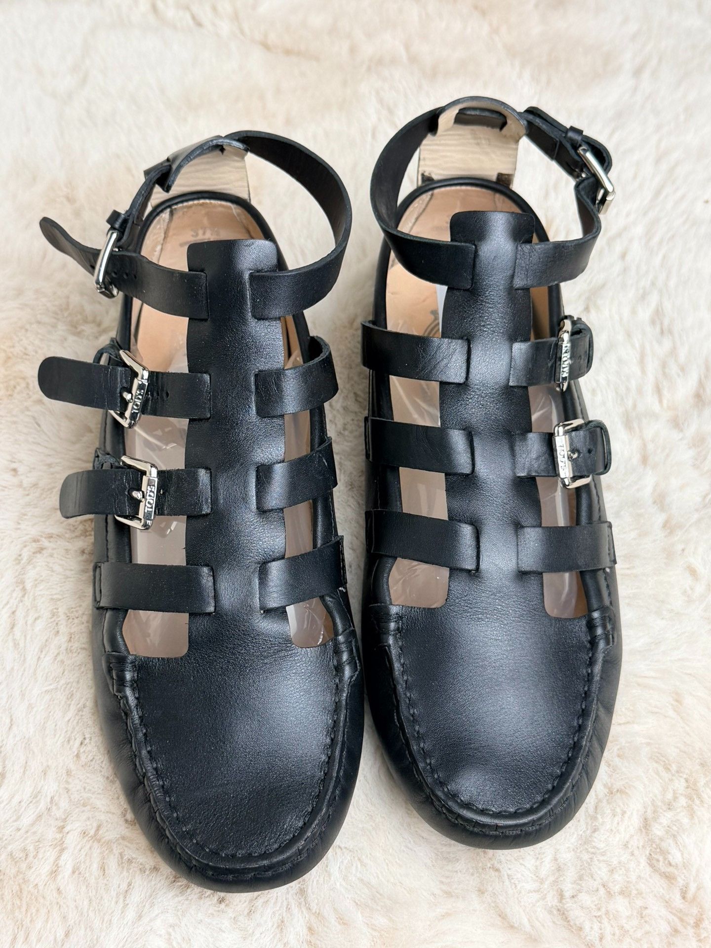 Tod's Tod's Black Sandals us_7-5 Women Size US 7.5 / IT 37.5 - 3 Thumbnail
