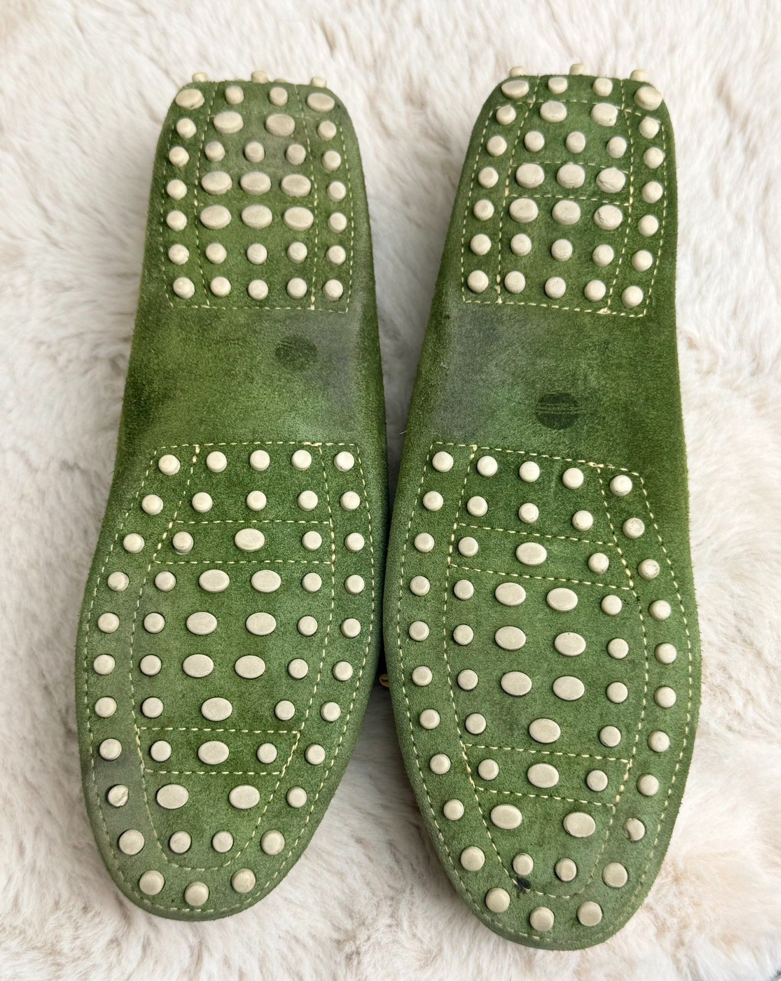 Tod's Tod's Suede Green Lowtop Sneakers us_7-5 Women Size US 7.5 / IT 37.5 - 5 Thumbnail