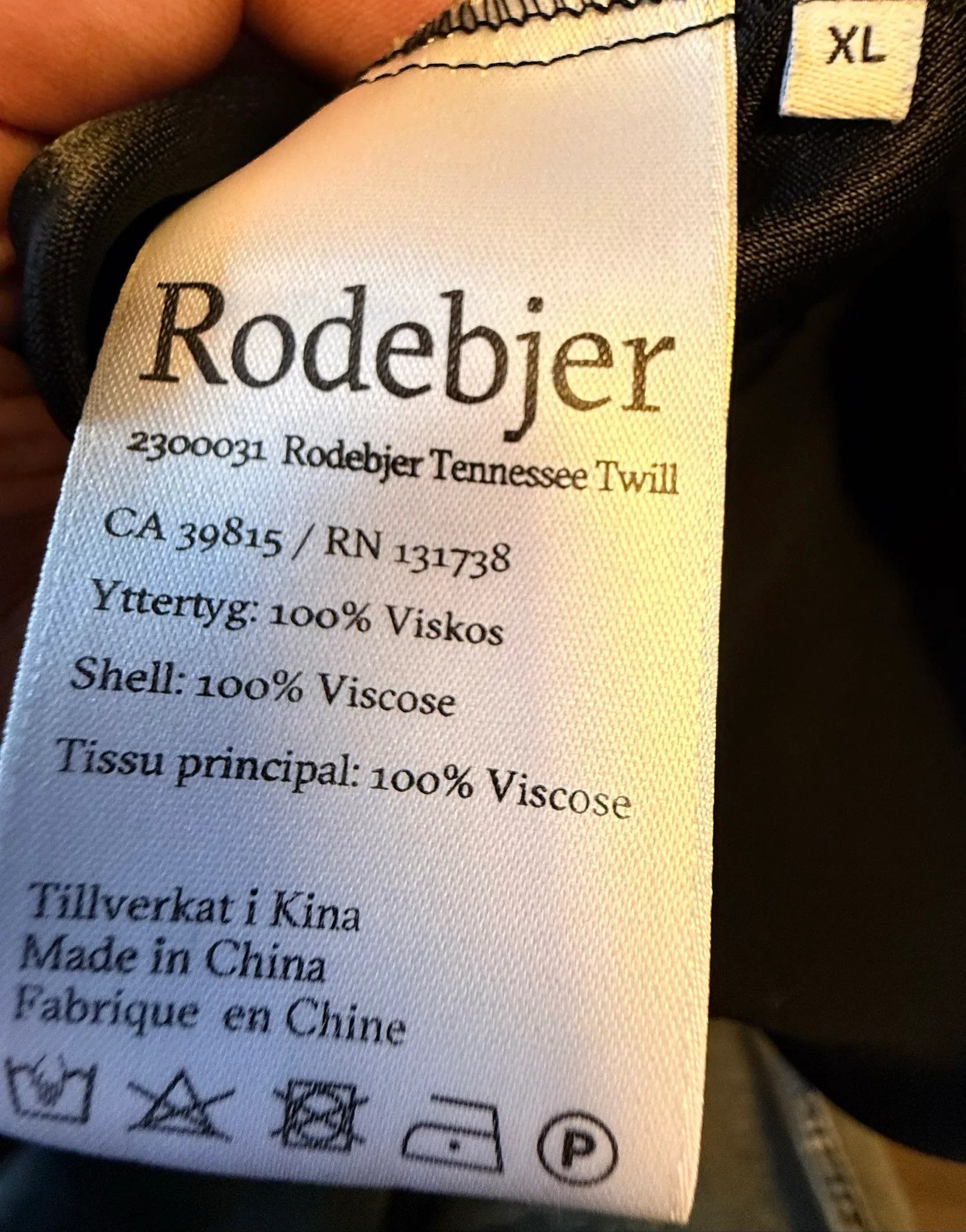 Rodebjer Rodebjer Tennesee Twill Blazer Size XL / US 12-14 / IT 48-50 - 4 Thumbnail