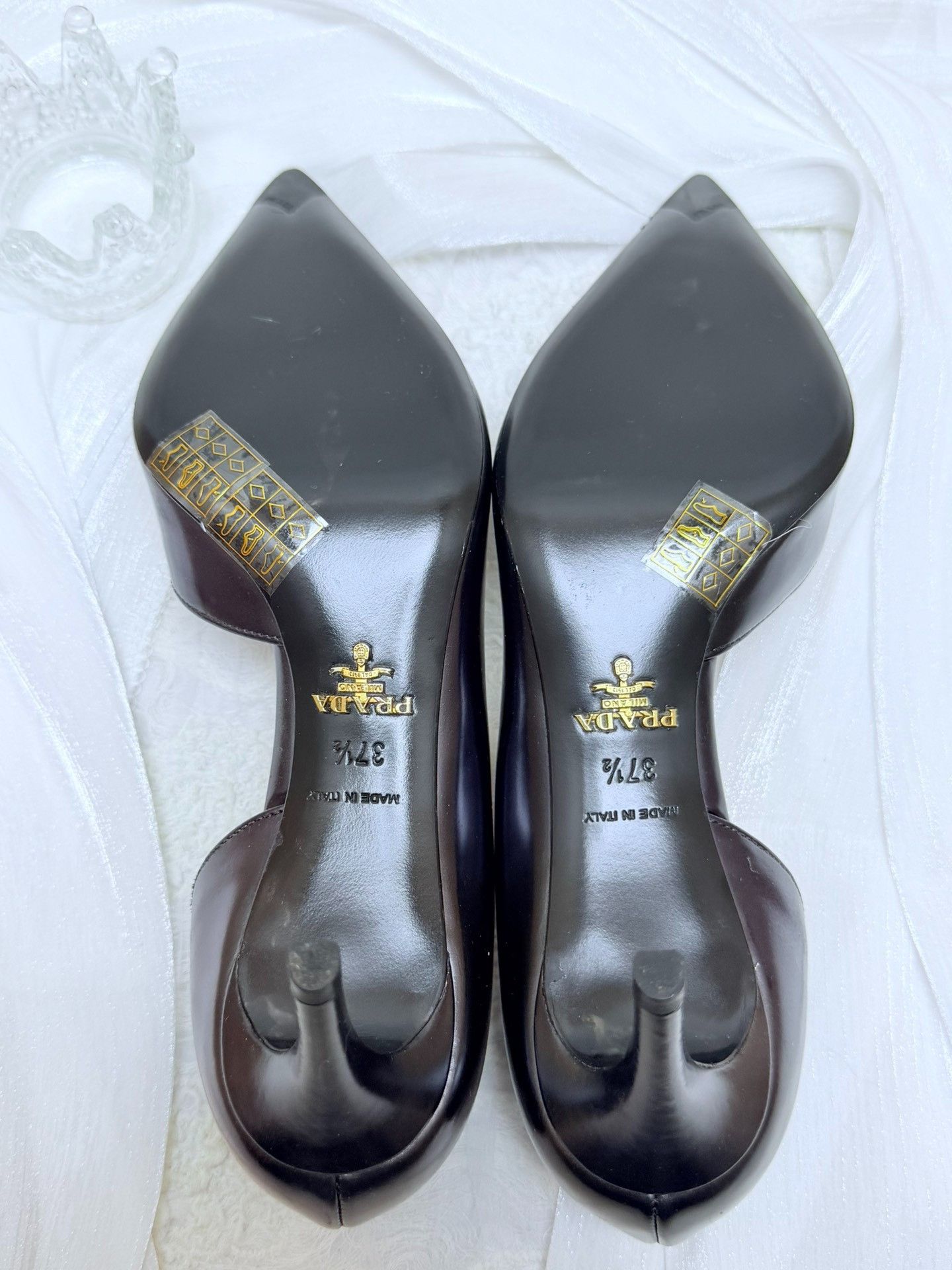 Prada Prada Purple Lowtop Sneakers us_7-5 Women Size US 7.5 / IT 37.5 - 6 Thumbnail