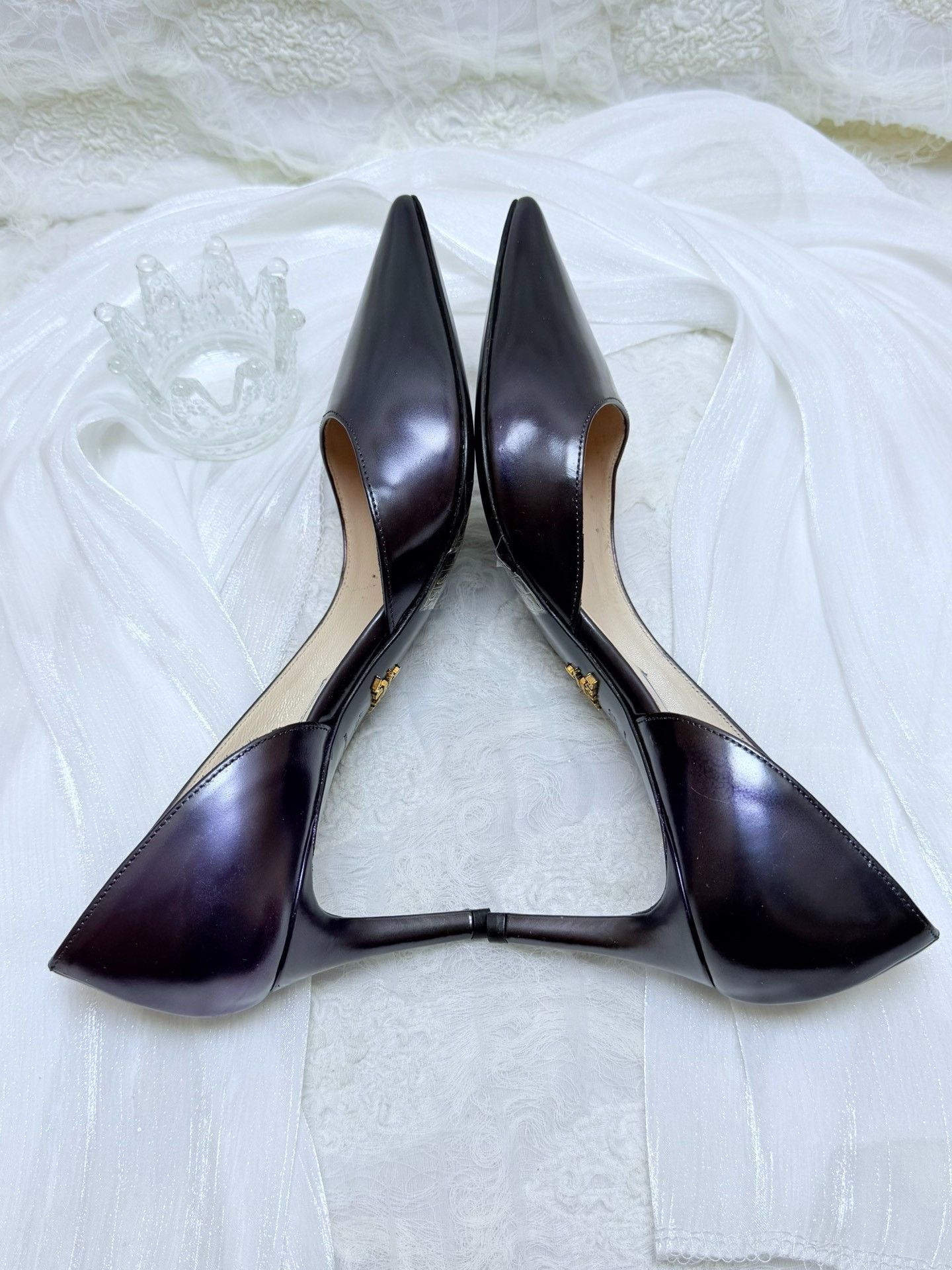 Prada Prada Purple Lowtop Sneakers us_7-5 Women Size US 7.5 / IT 37.5 - 5 Thumbnail