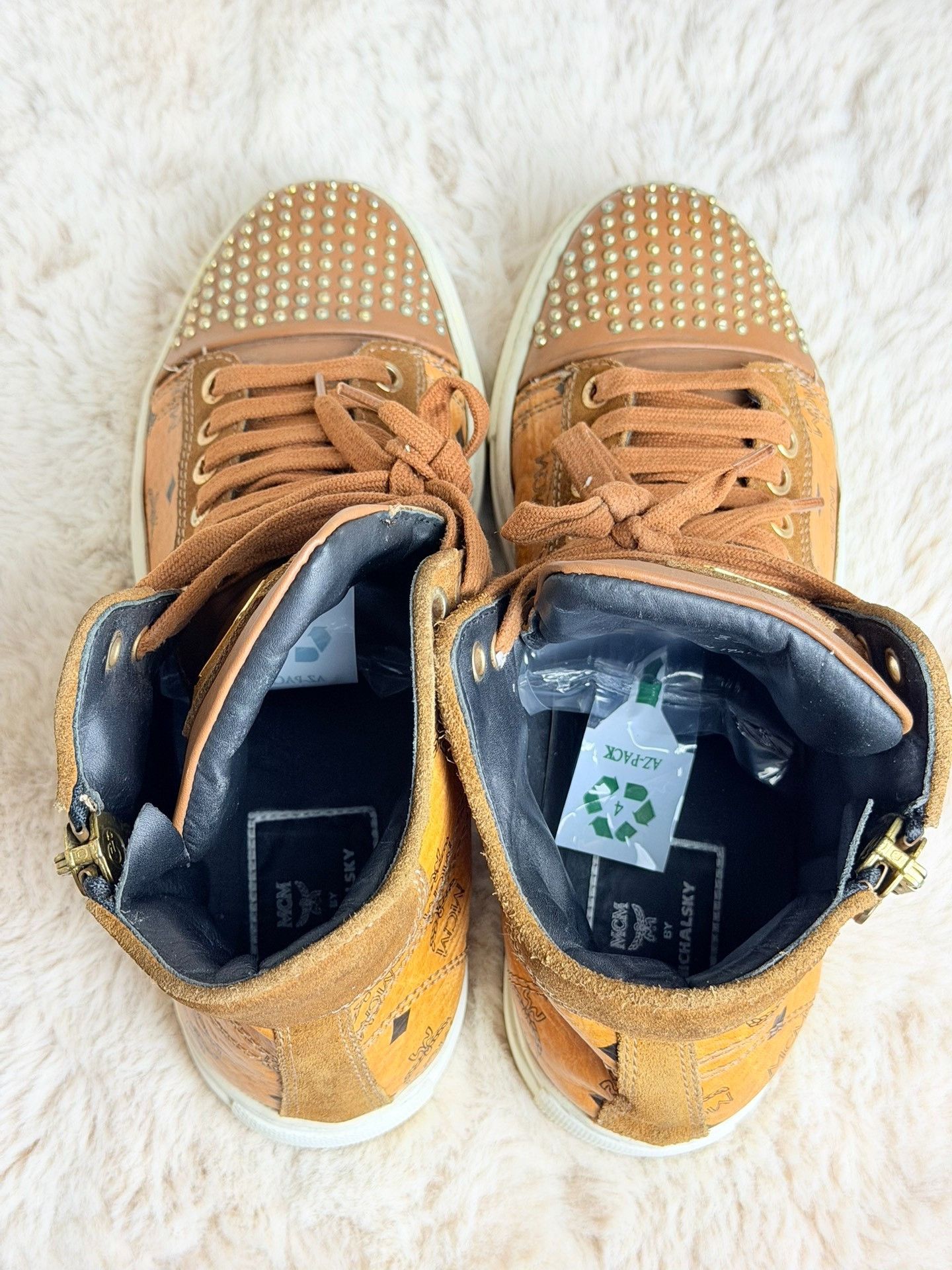 MCM MCM Hitop Sneakers us_7 Women Size US 7 / IT 37 - 4 Thumbnail