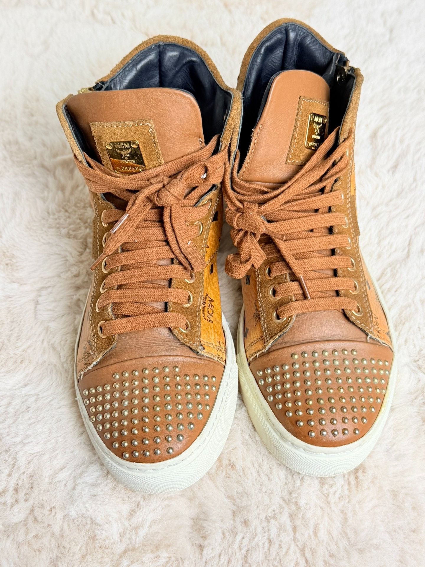 MCM MCM Hitop Sneakers us_7 Women Size US 7 / IT 37 - 2 Thumbnail