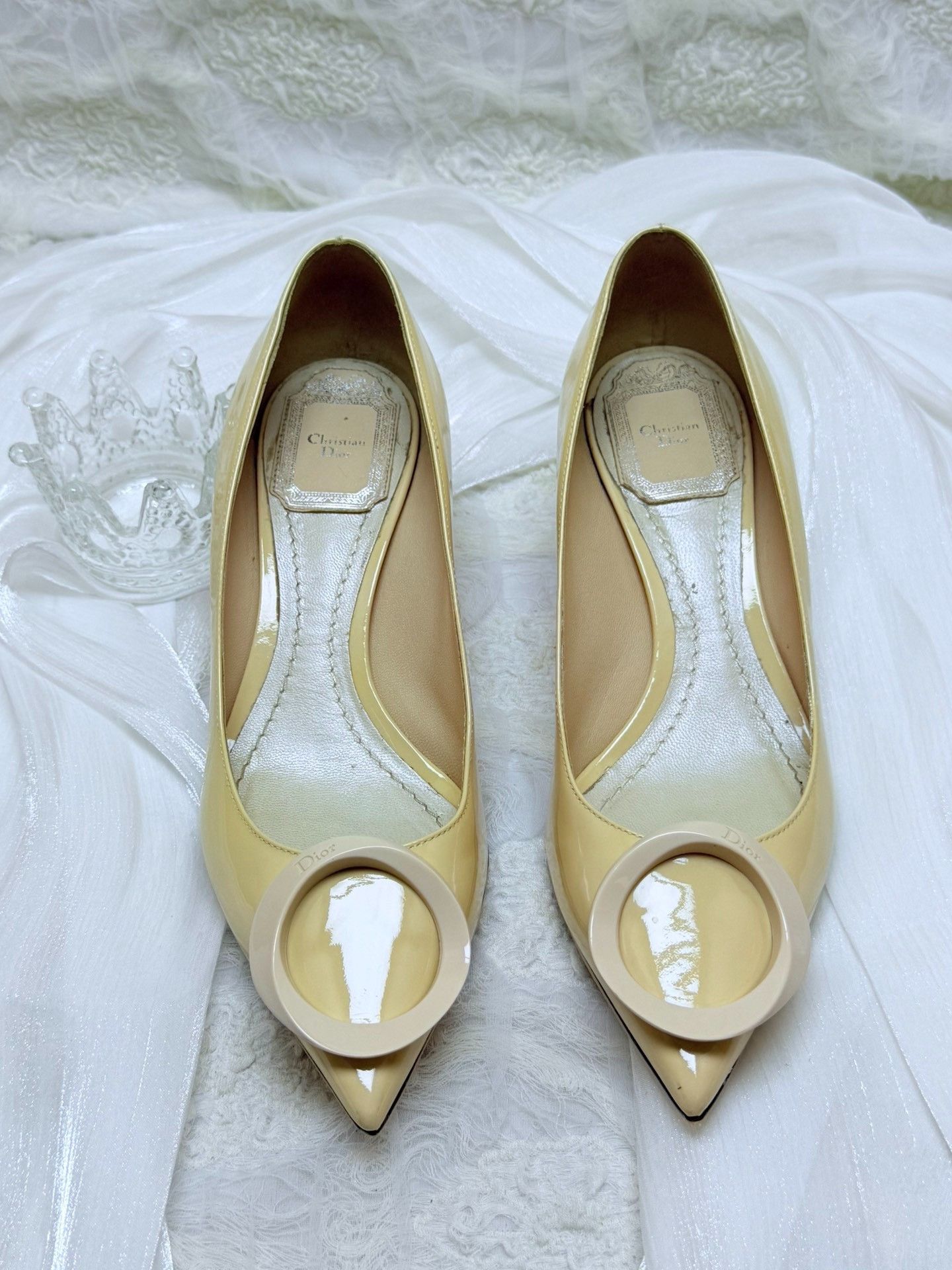 Dior Dior Yellow Lowtop Sneakers us_5 Women Size US 5 / IT 35 - 2 Thumbnail
