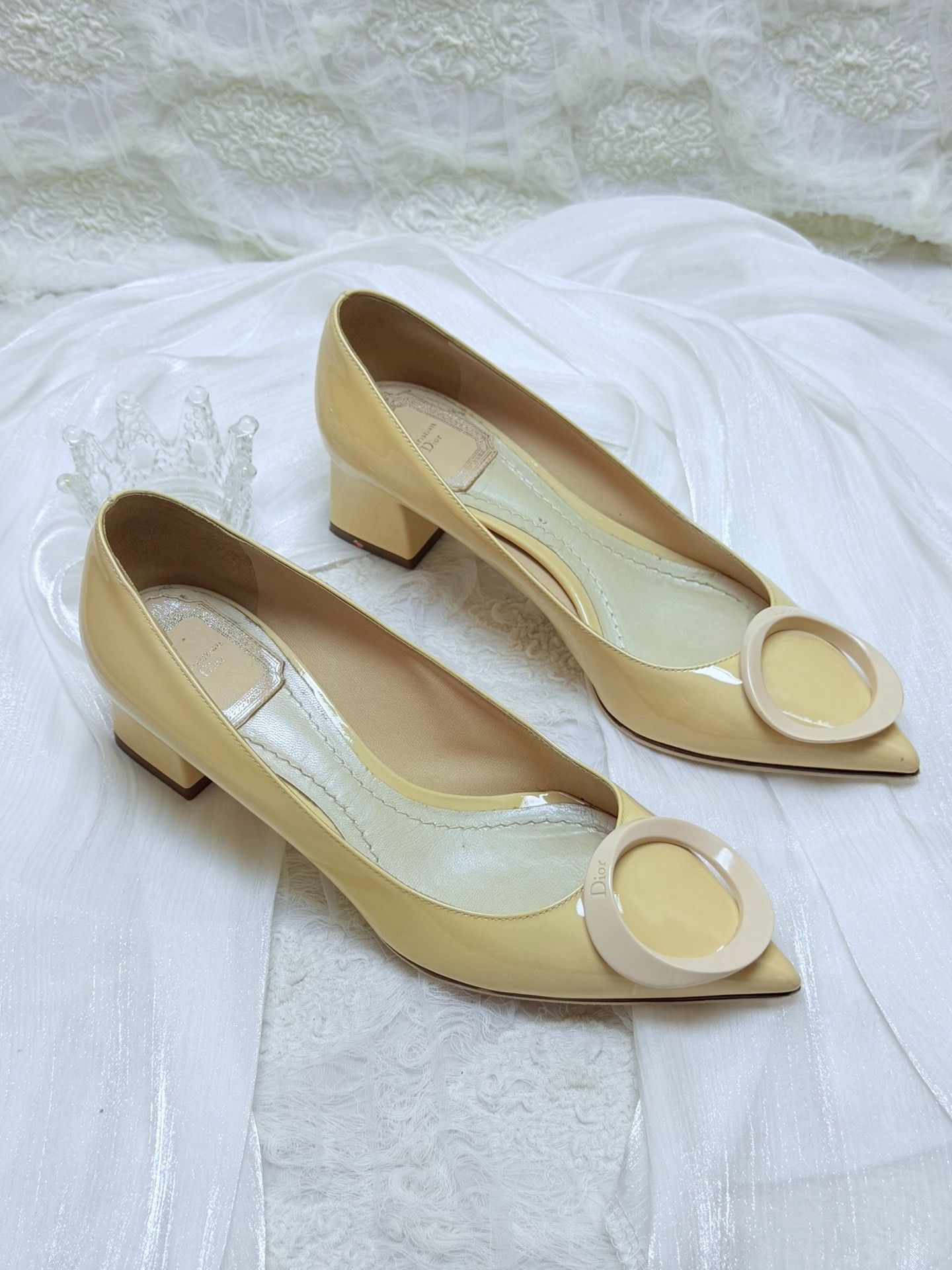 Dior Dior Yellow Lowtop Sneakers us_5 Women Size US 5 / IT 35 - 3 Thumbnail