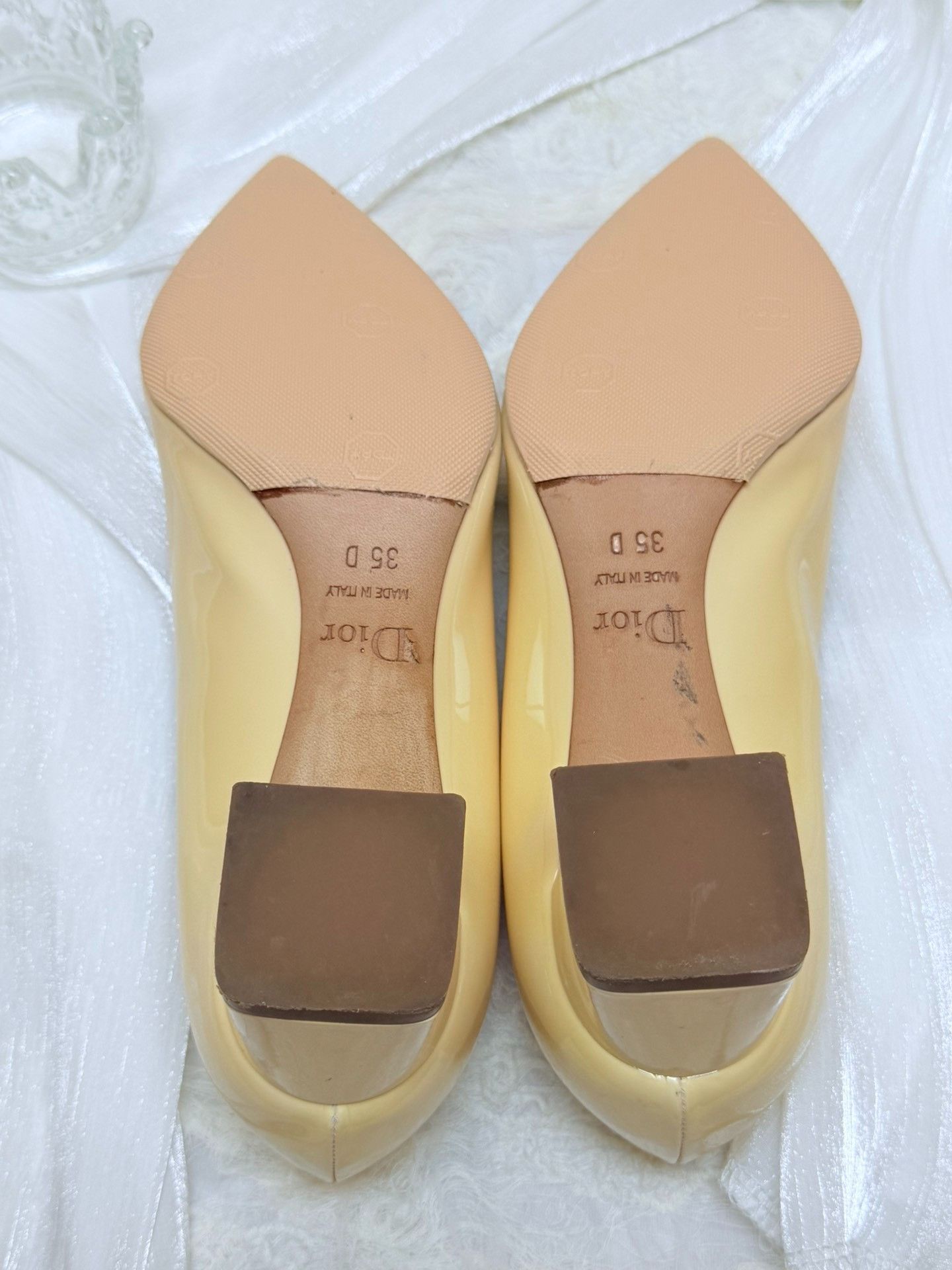 Dior Dior Yellow Lowtop Sneakers us_5 Women Size US 5 / IT 35 - 6 Thumbnail