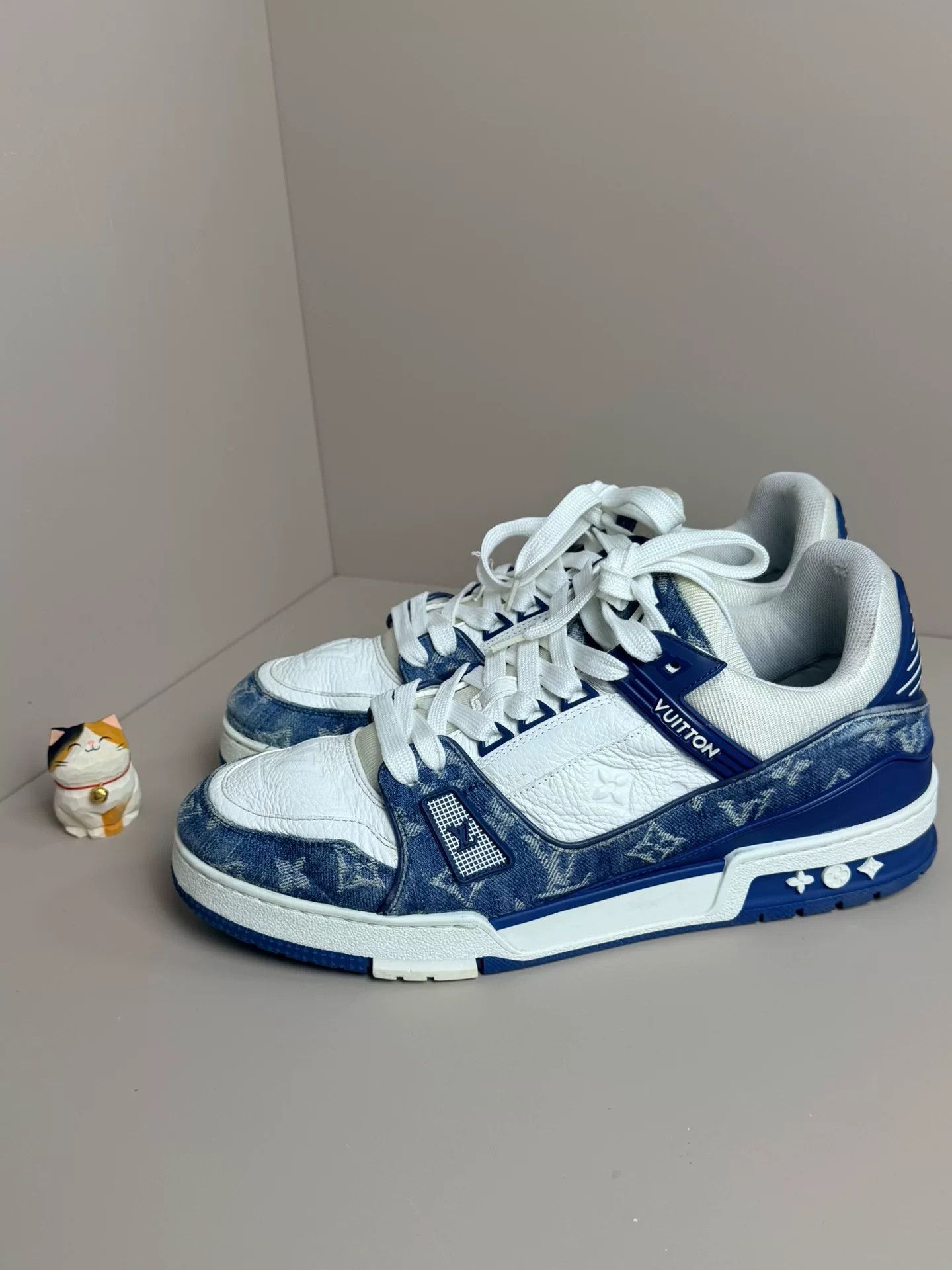 Louis Vuitton Louis Vuitton Training Denim Blue Lowtop Sneakers 9 Men Size US 9 / EU 42 - 2 Thumbnail