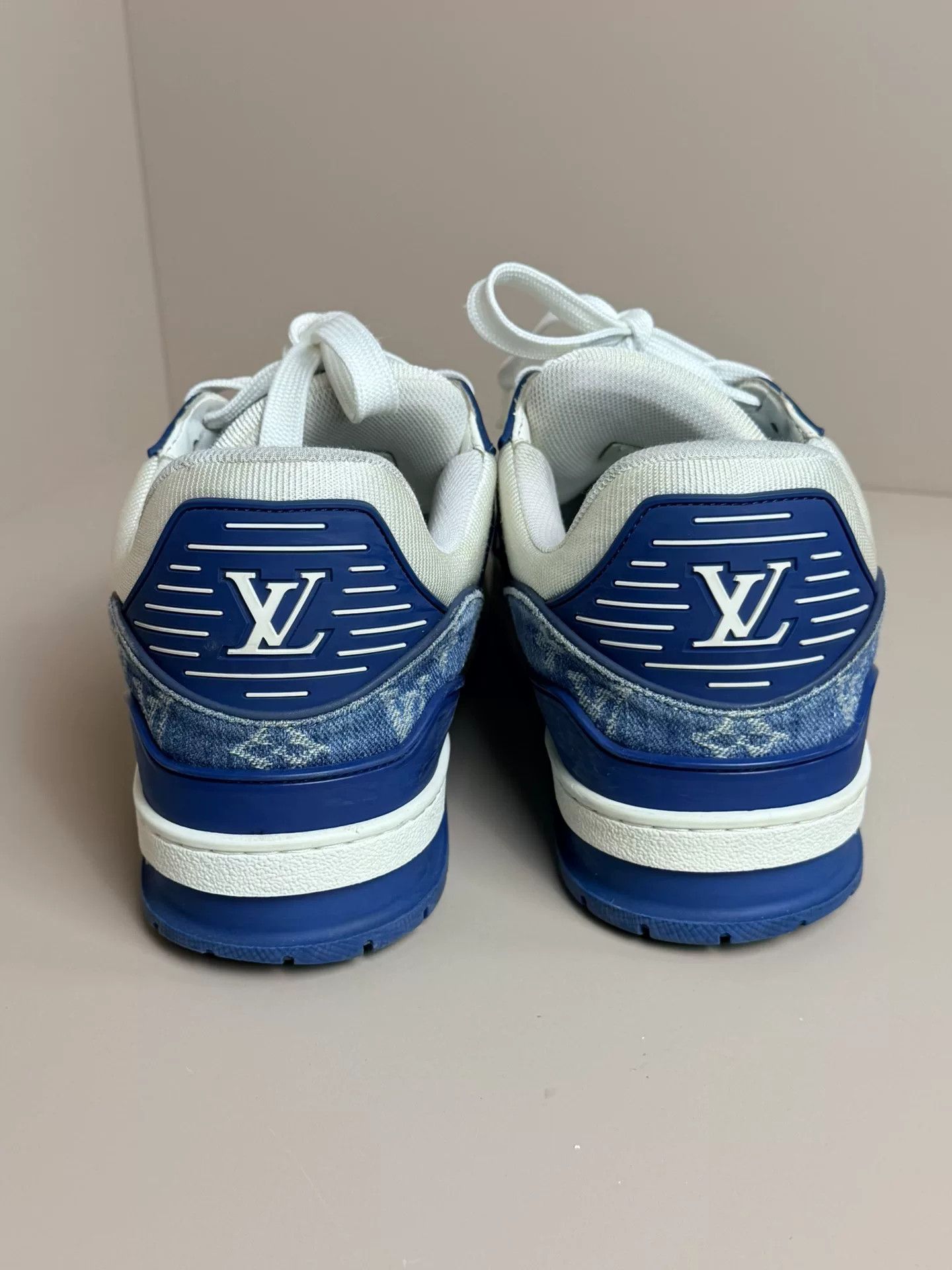 Louis Vuitton Louis Vuitton Training Denim Blue Lowtop Sneakers 9 Men Size US 9 / EU 42 - 3 Thumbnail