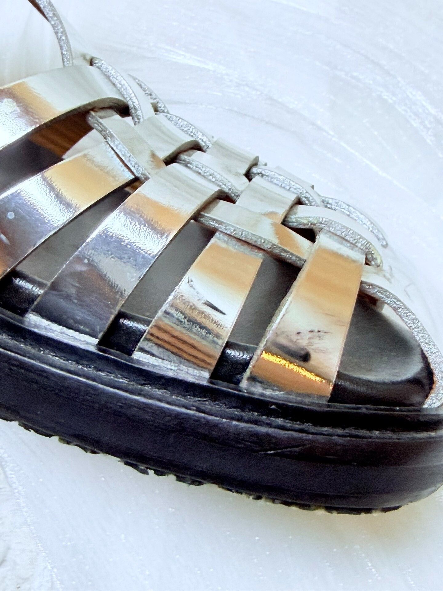 Marni Marni Metallic Silver Sandals us_6 Women Size US 6 / IT 36 - 6 Thumbnail
