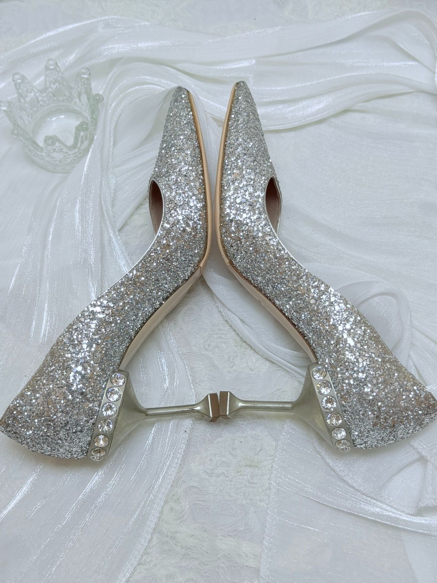 Miu Miu Miu Miu Silver Lowtop Sneakers us_5 Women Size US 5 / IT 35 - 5 Thumbnail
