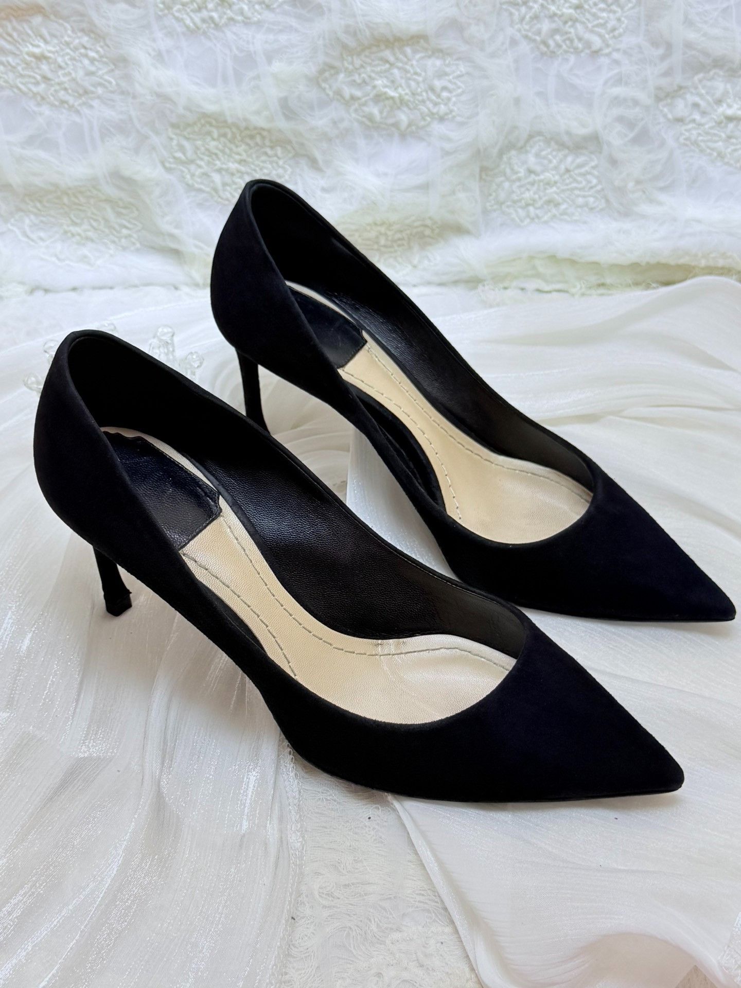 Dior Dior Suede Black Lowtop Sneakers us_5 Women Size US 5 / IT 35 - 3 Thumbnail