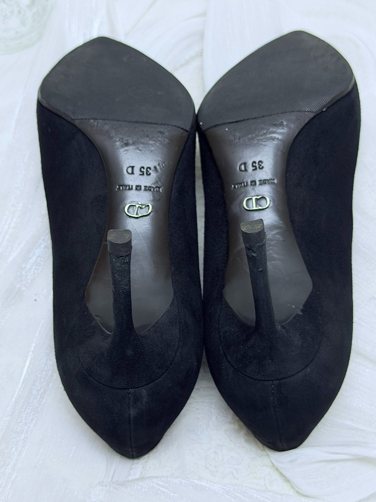 Dior Dior Suede Black Lowtop Sneakers us_5 Women Size US 5 / IT 35 - 5 Thumbnail