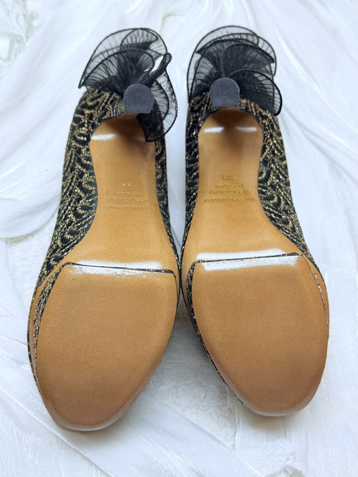 Nicholas Kirkwood Nicholas Kirkwood Limited Embroidered Black Lowtop Sneake... Size US 9 / IT 39 - 5 Thumbnail