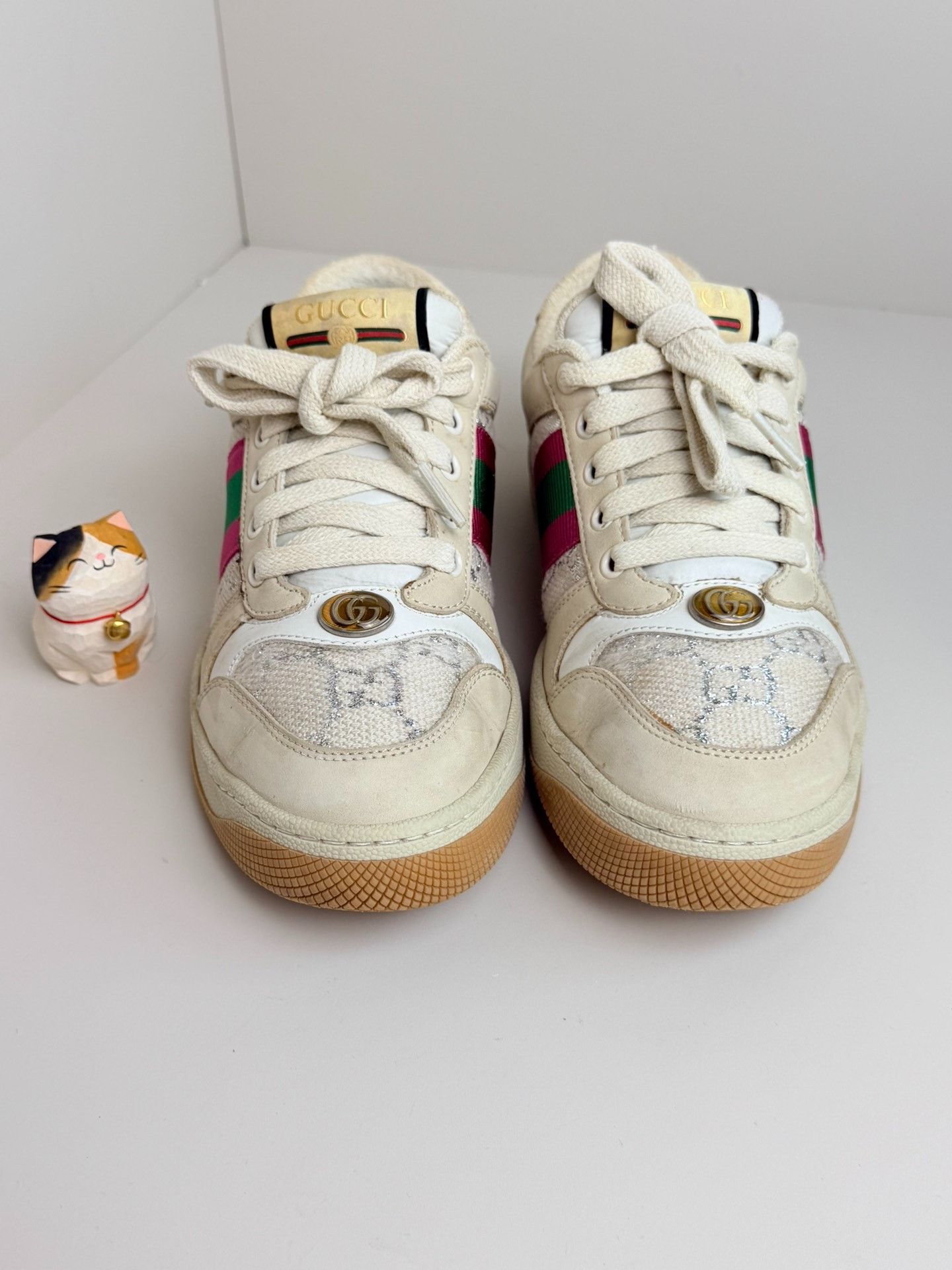 Gucci Gucci Leather Lowtop Sneakers us_6 Women Size US 6 / IT 36 - 2 Thumbnail
