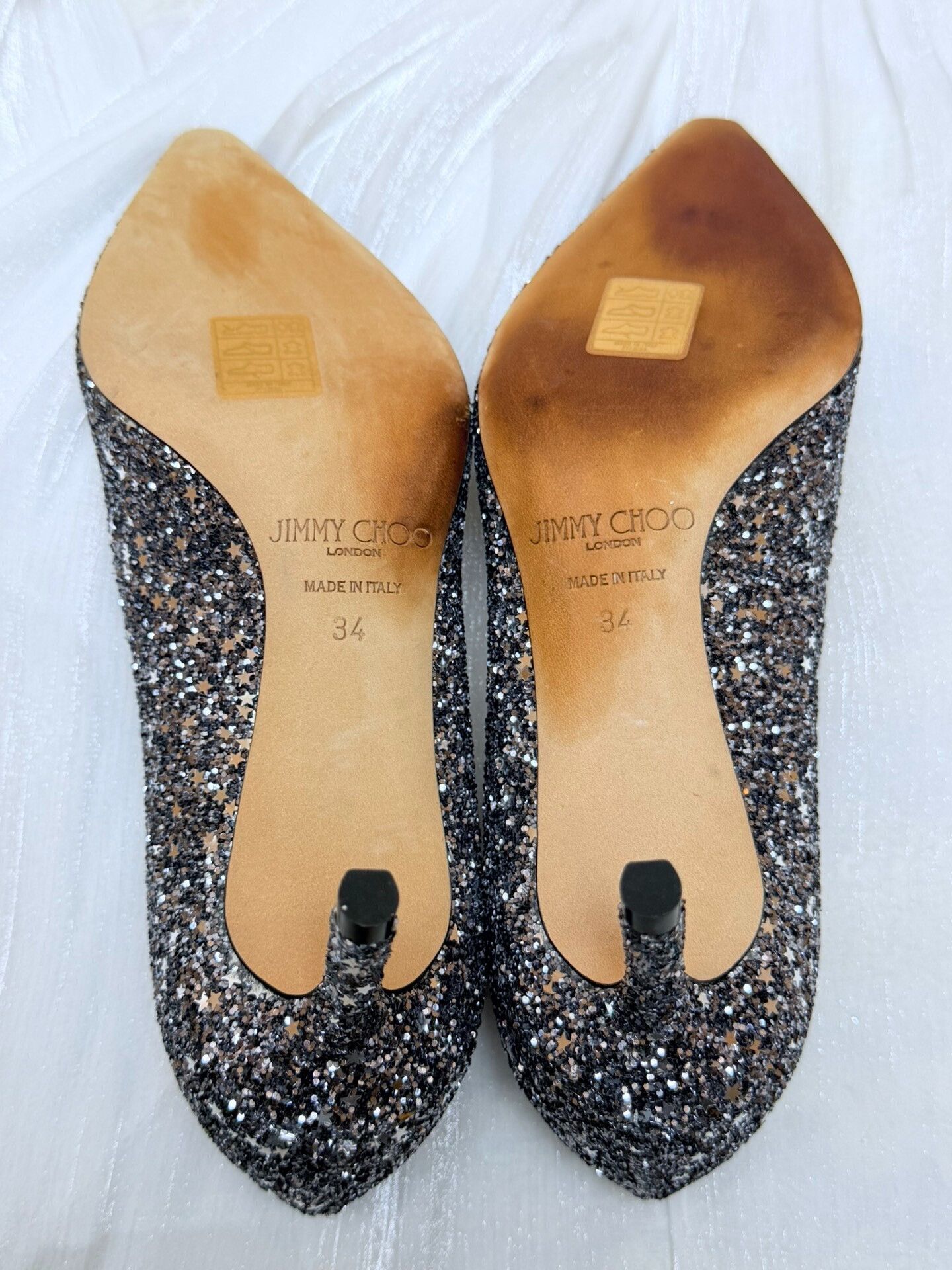 Jimmy Choo Jimmy Choo Silver Lowtop Sneakers it_34 Women Size US 4 / IT 34 - 7 Thumbnail