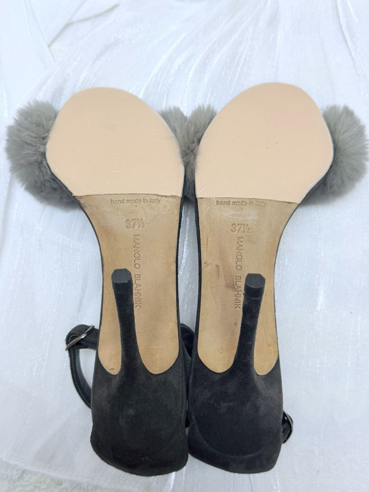 Manolo Blahnik Manolo Blahnik Black Sandals us_7-5 Women Size US 7.5 / IT 37.5 - 5 Thumbnail