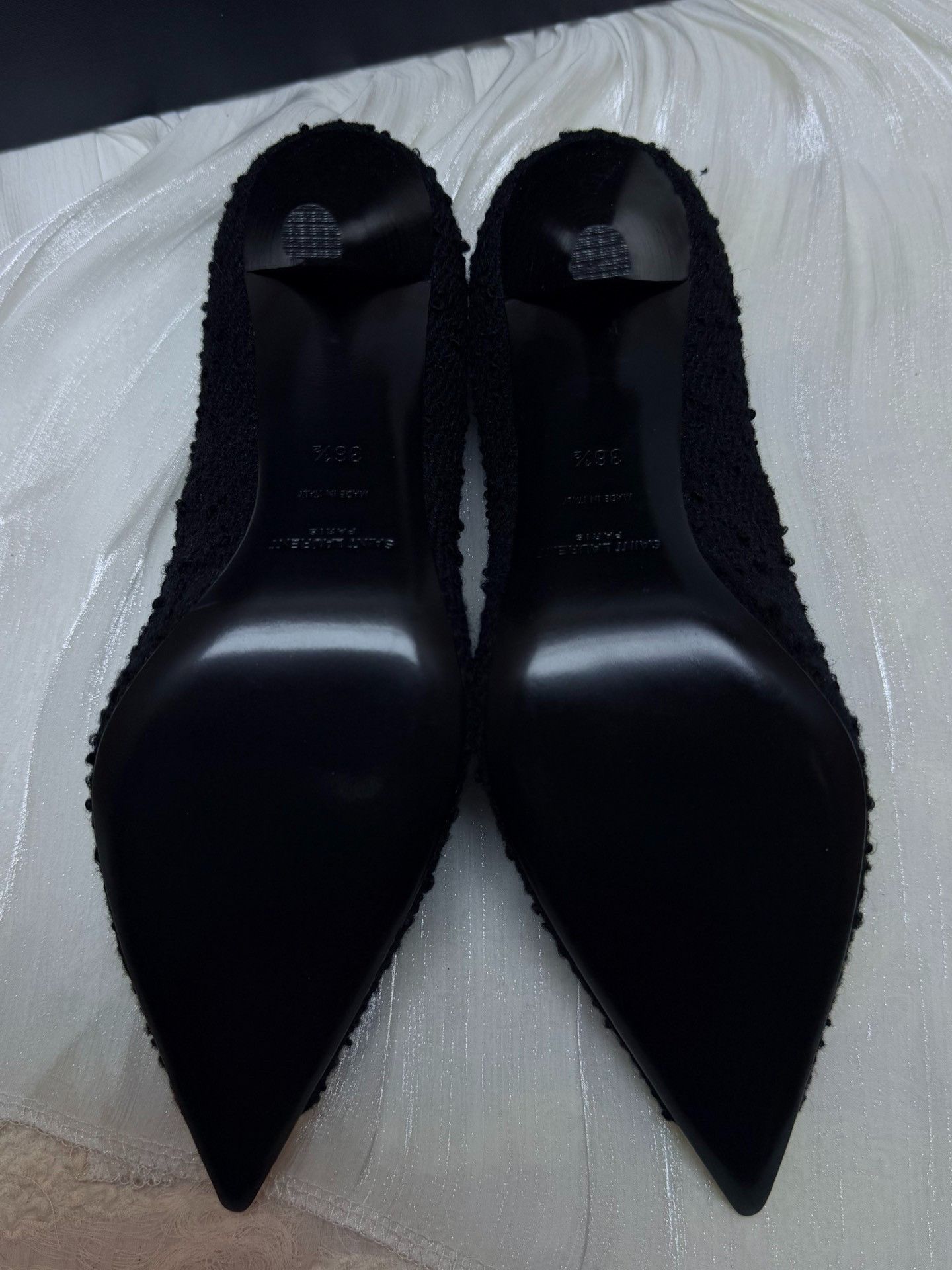 Saint Laurent Paris Saint Laurent Paris Black Lowtop Sneakers us_6-5 Women Size US 6.5 / IT 36.5 - 5 Thumbnail