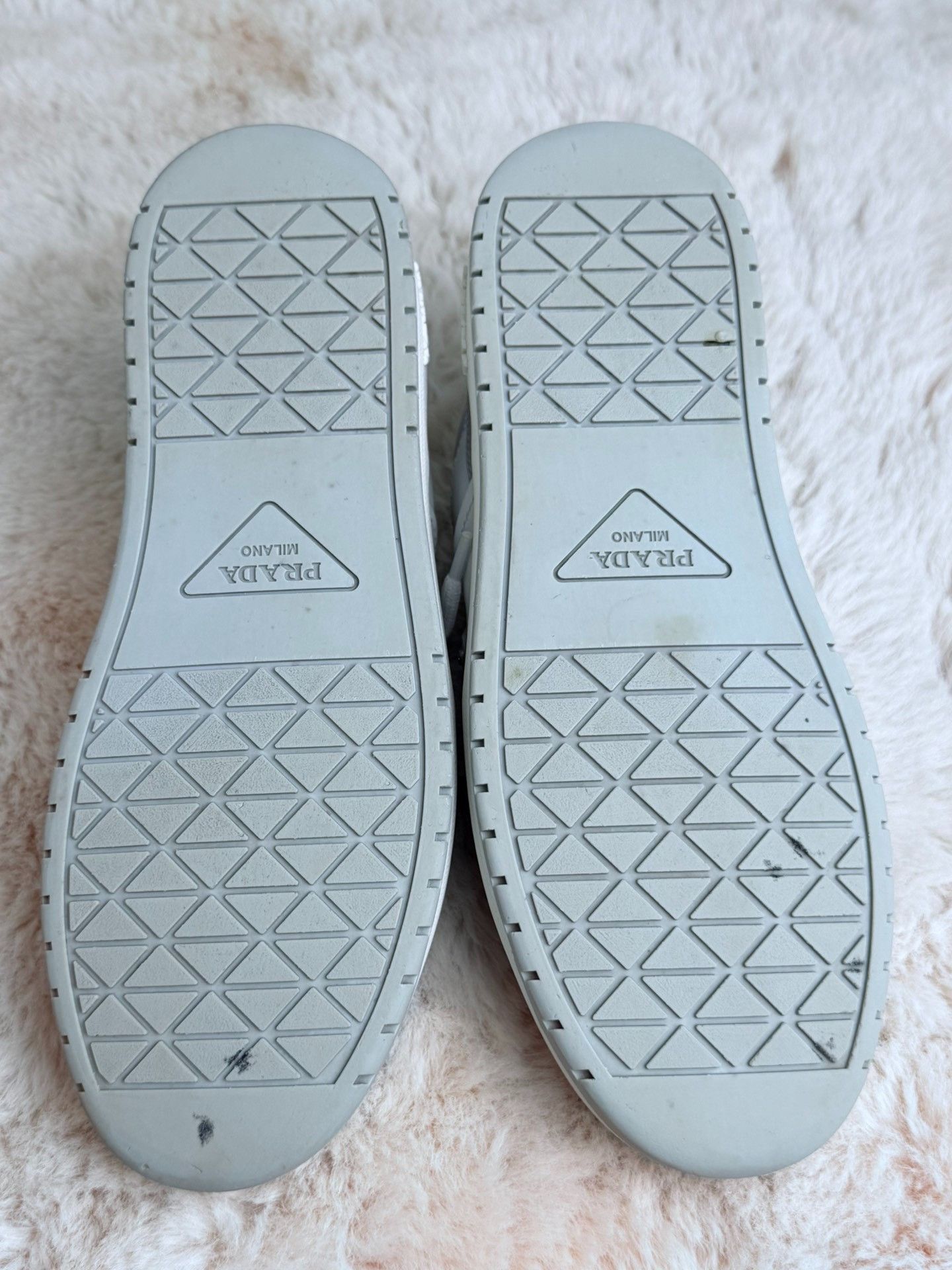 Prada Prada Down Blue Lowtop Sneakers us_7-5 Women Size US 7.5 / IT 37.5 - 8 Thumbnail