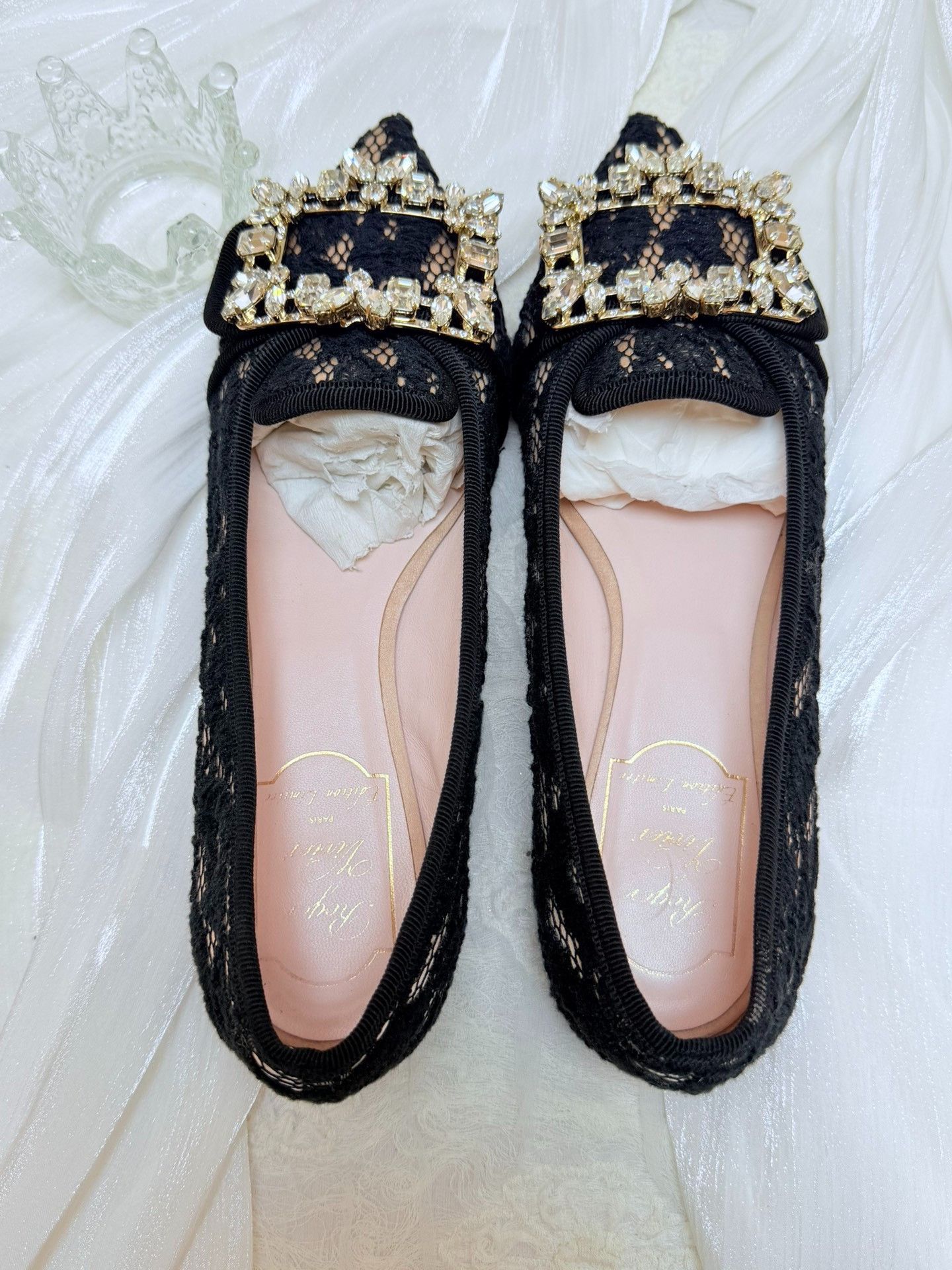 Roger Vivier Roger Vivier Retro Black Lowtop Sneakers us_5-5 Women Size US 5.5 / IT 35.5 - 4 Thumbnail