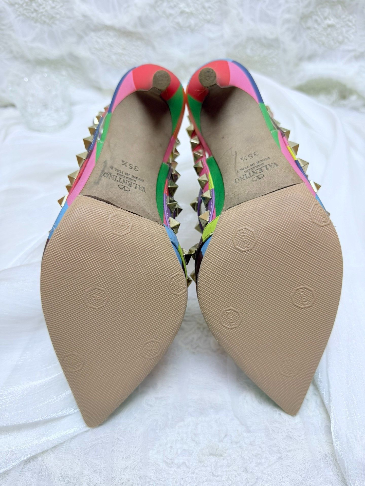 Valentino Valentino Rainbow Multi Sandals us_5-5 Women Size US 5.5 / IT 35.5 - 5 Thumbnail