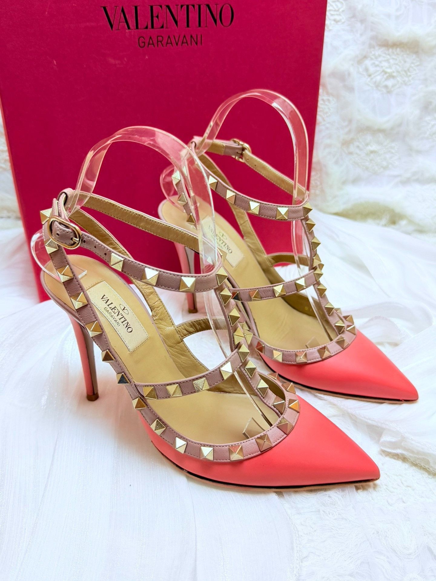 Valentino Valentino Pink Sandals us_6 Women Size US 6 / IT 36 - 2 Thumbnail