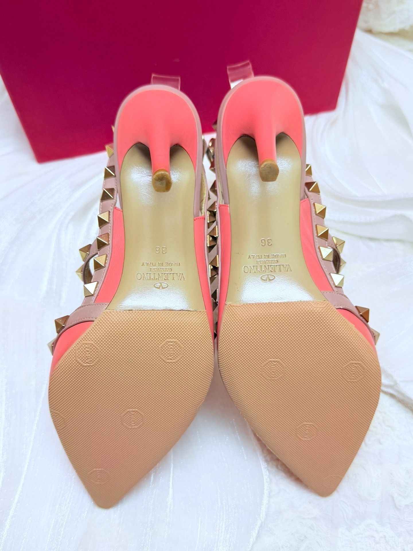 Valentino Valentino Pink Sandals us_6 Women Size US 6 / IT 36 - 5 Thumbnail