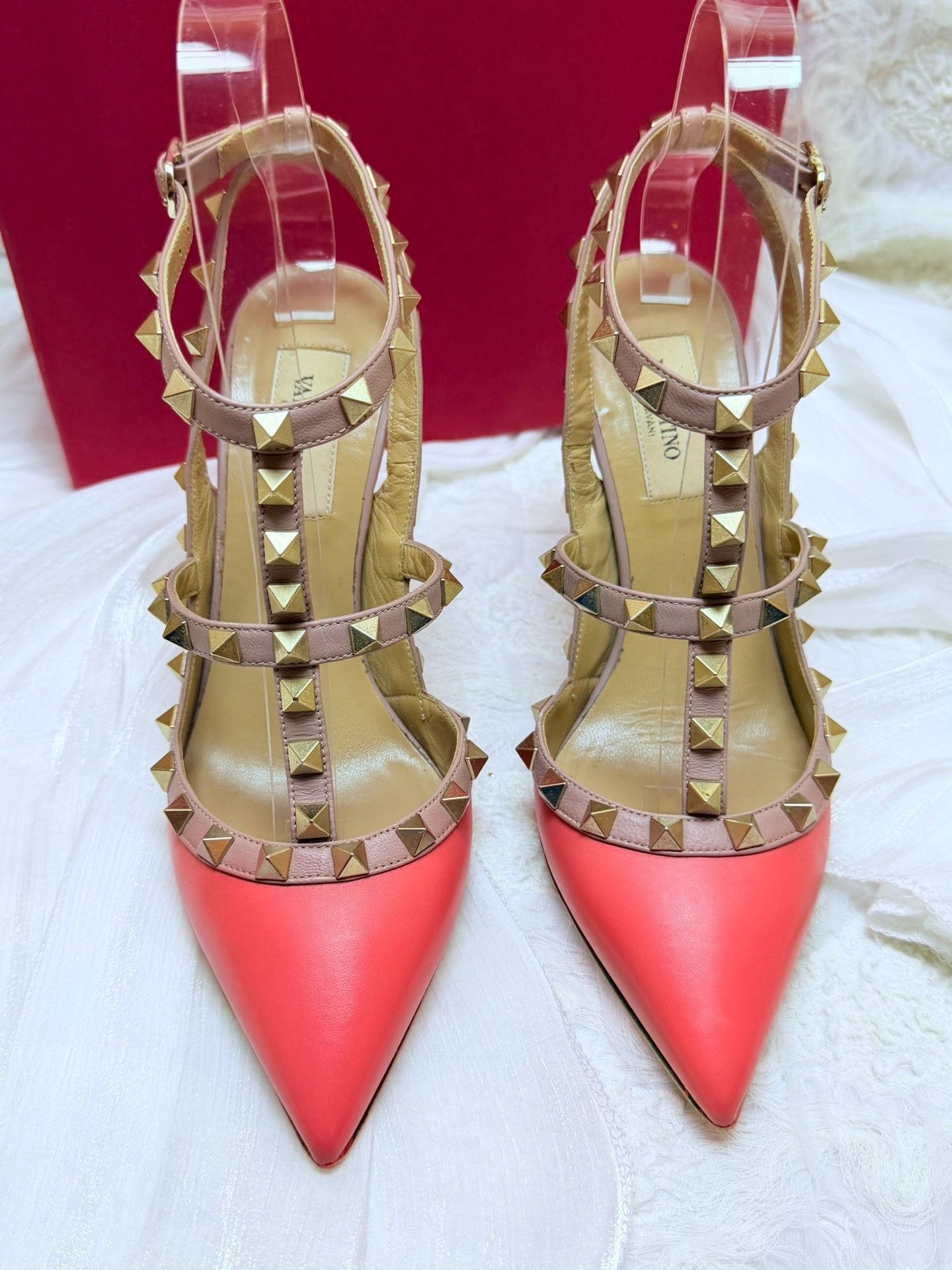 Valentino Valentino Pink Sandals us_6 Women Size US 6 / IT 36 - 3 Thumbnail