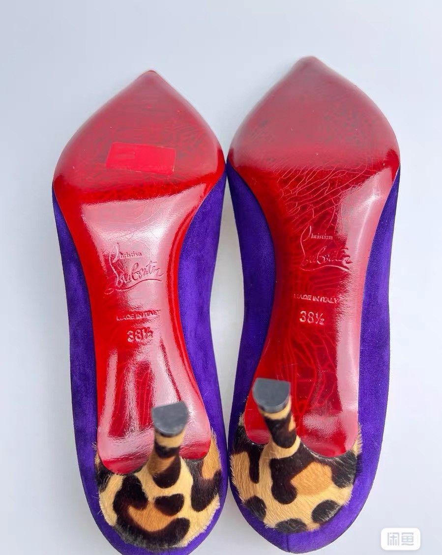 Christian Louboutin Christian Louboutin Purple Lowtop Sneakers us_8 Women Size US 8 / IT 38 - 8 Thumbnail