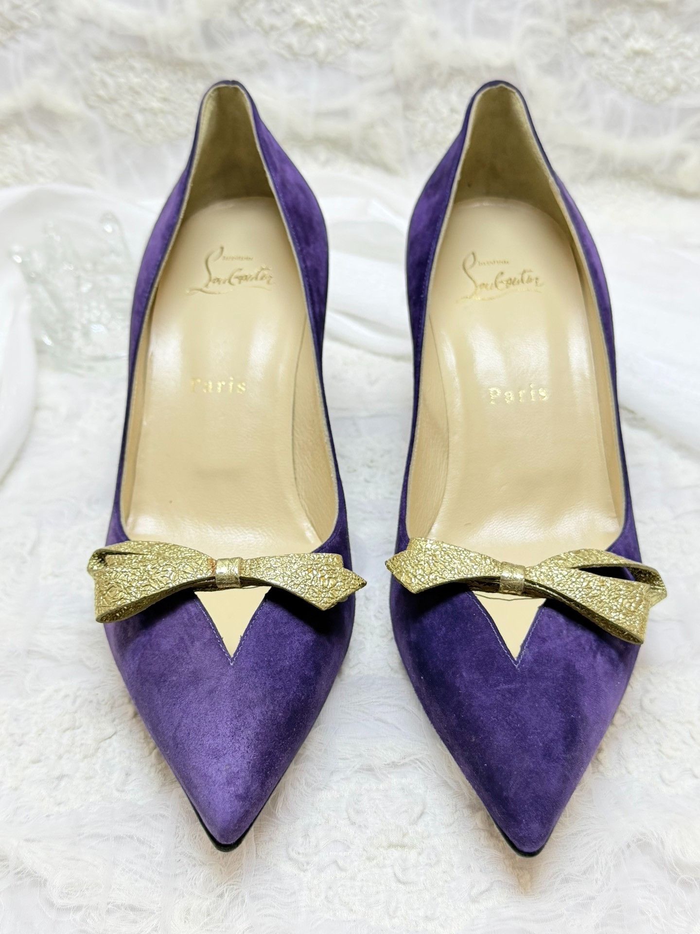 Christian Louboutin Christian Louboutin Purple Lowtop Sneakers us_8 Women Size US 8 / IT 38 - 6 Thumbnail